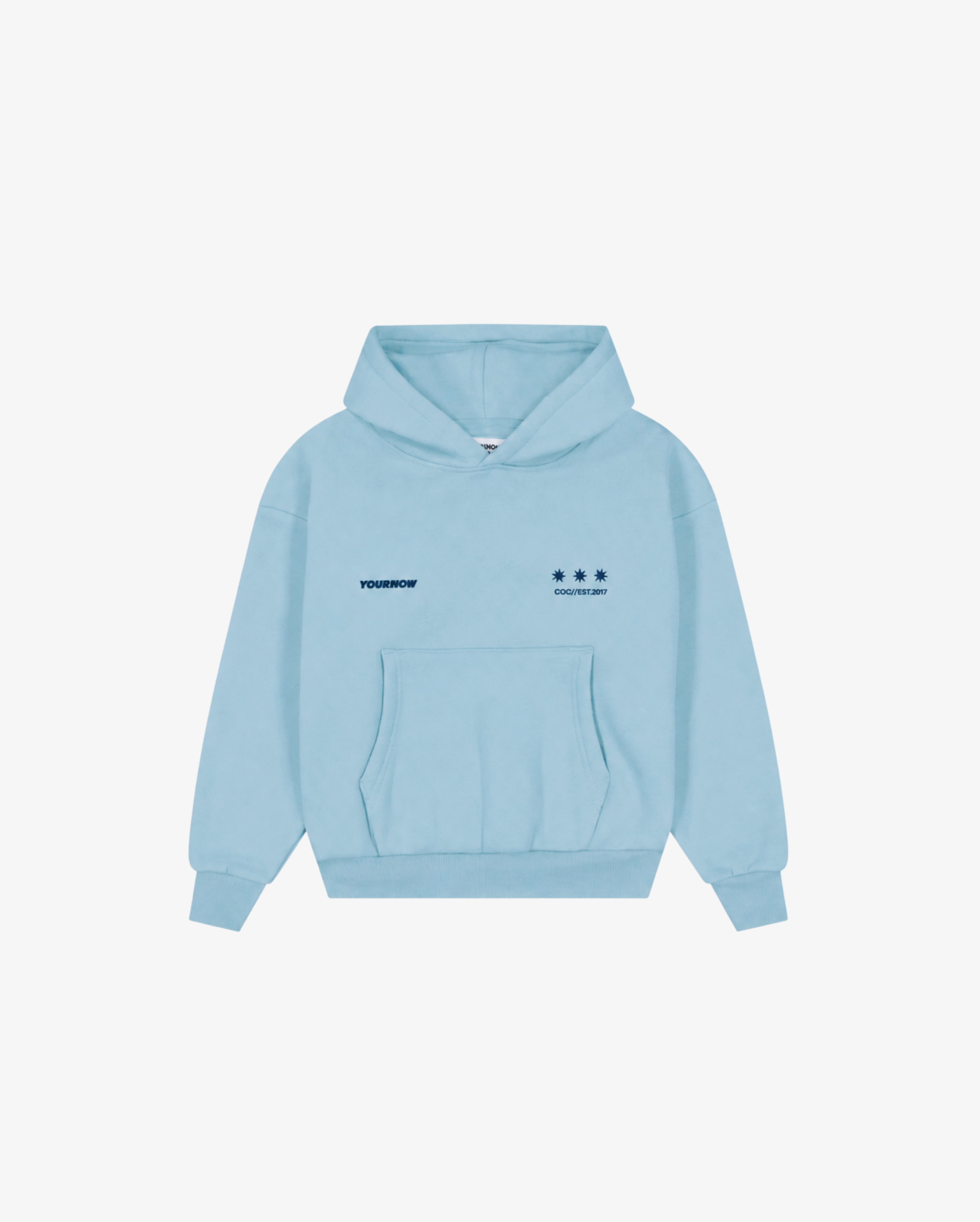 Kids Big Back Hoodie | Light Blue