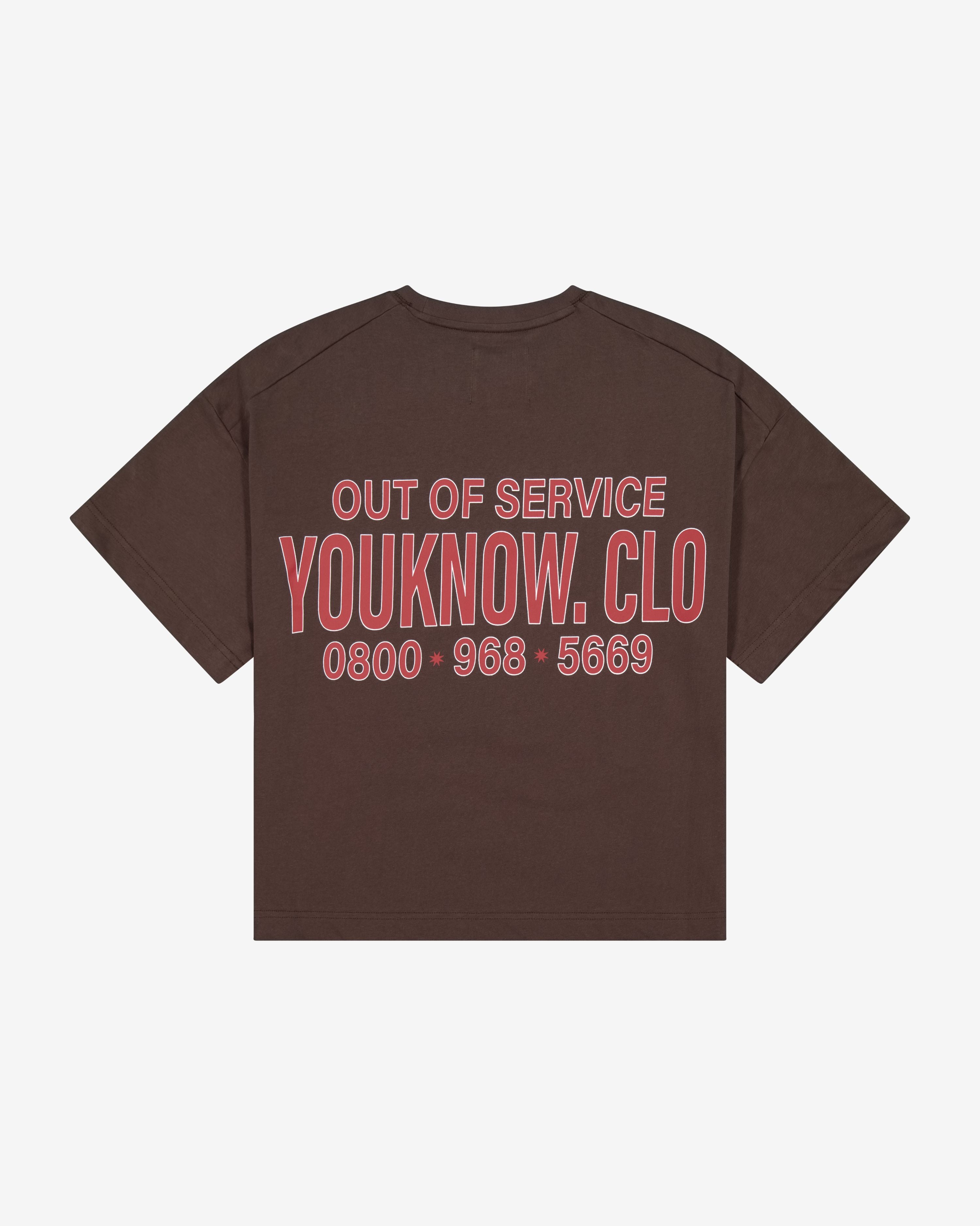 Out of Service Tee | Brown