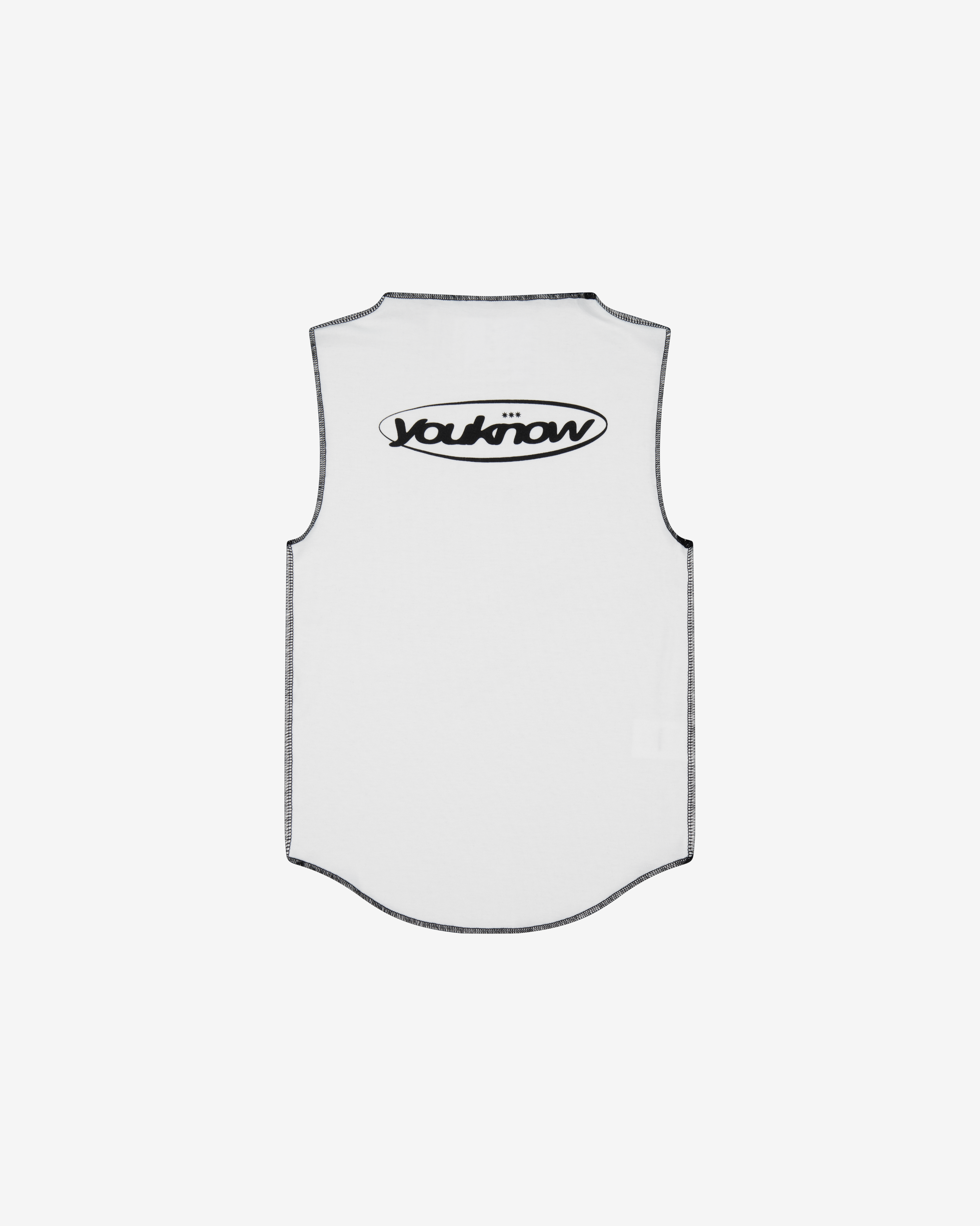 Exposed Seam Tank | White