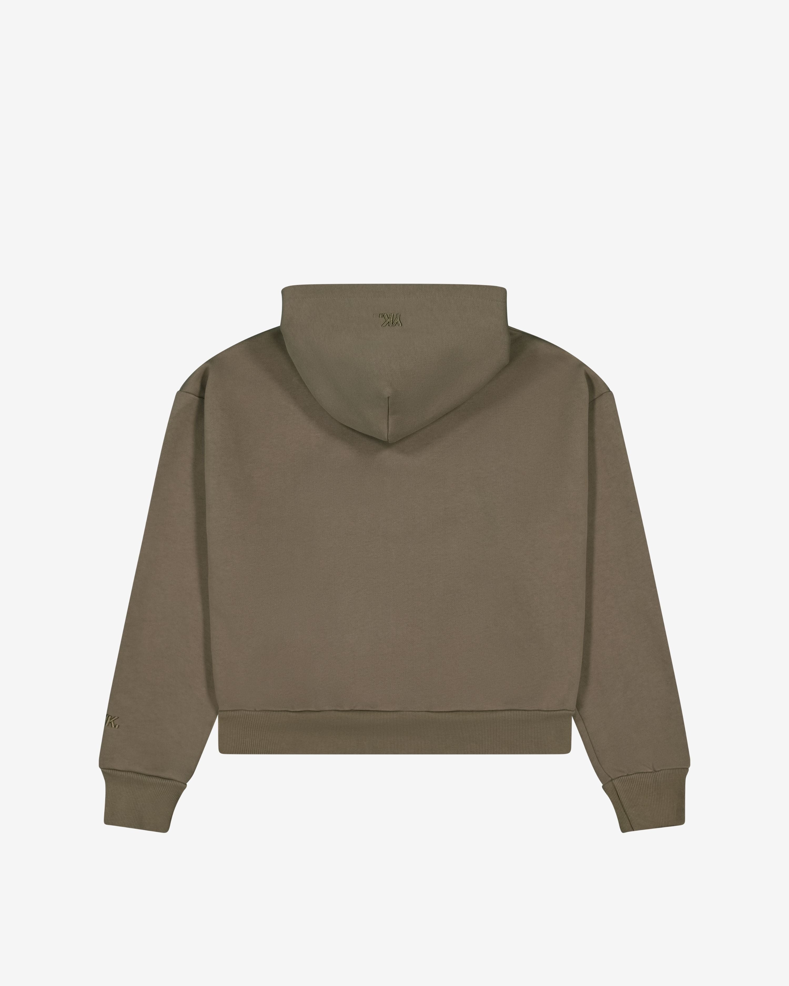 Nothing Zip Up Hoodie | Taupe