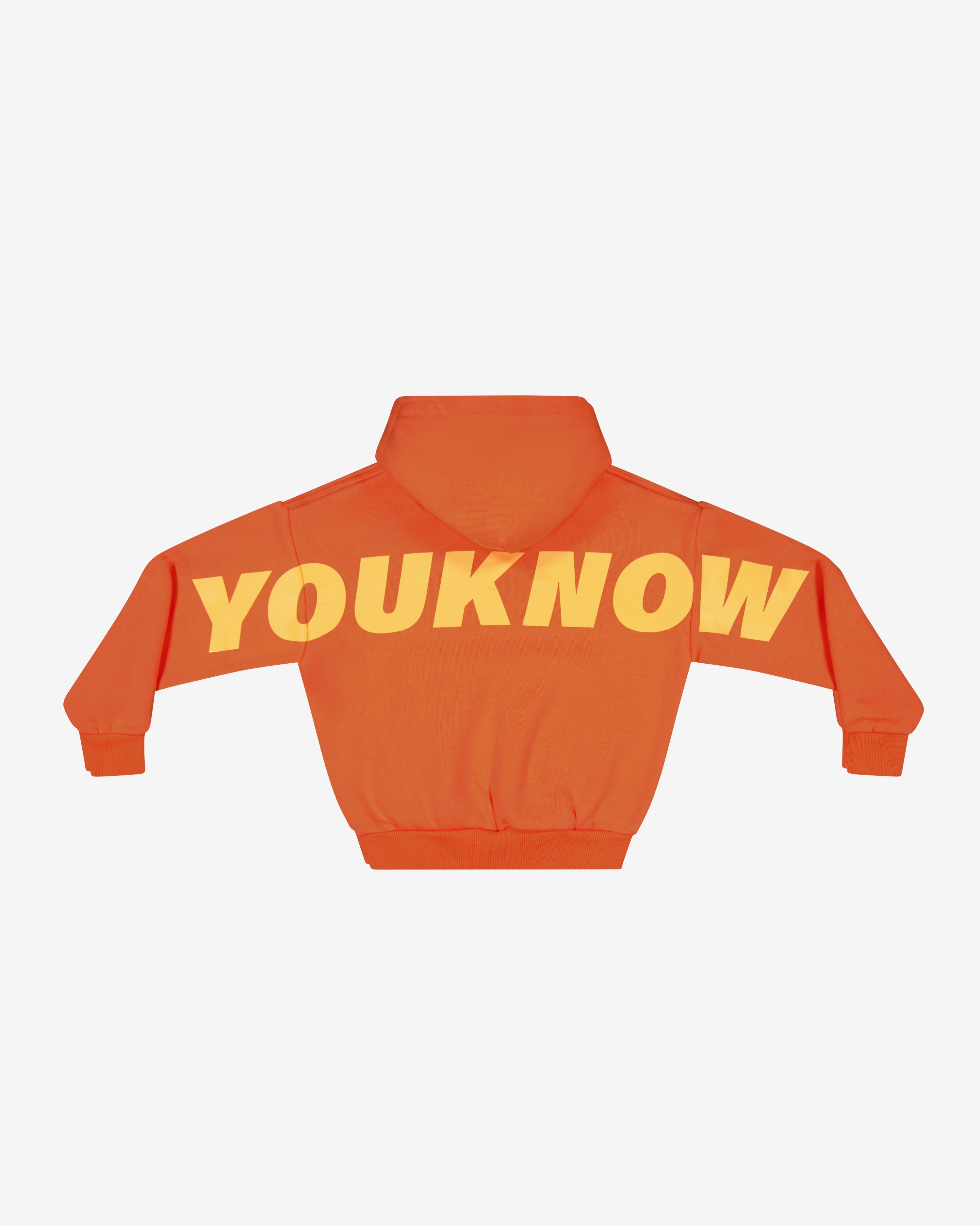 Kids Big Back Hoodie | Orange Sherbert
