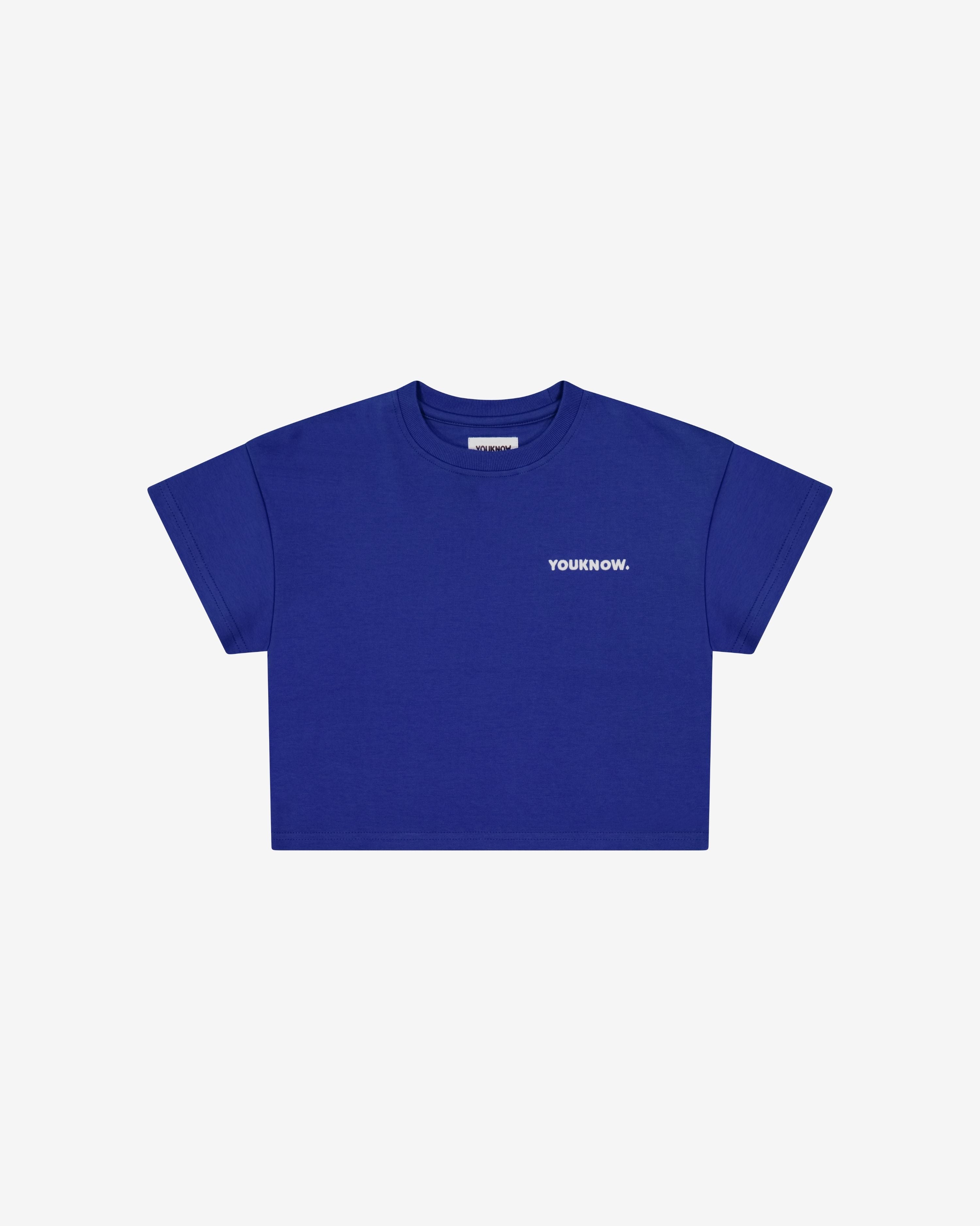 Kids Core Box Tee | Cobalt