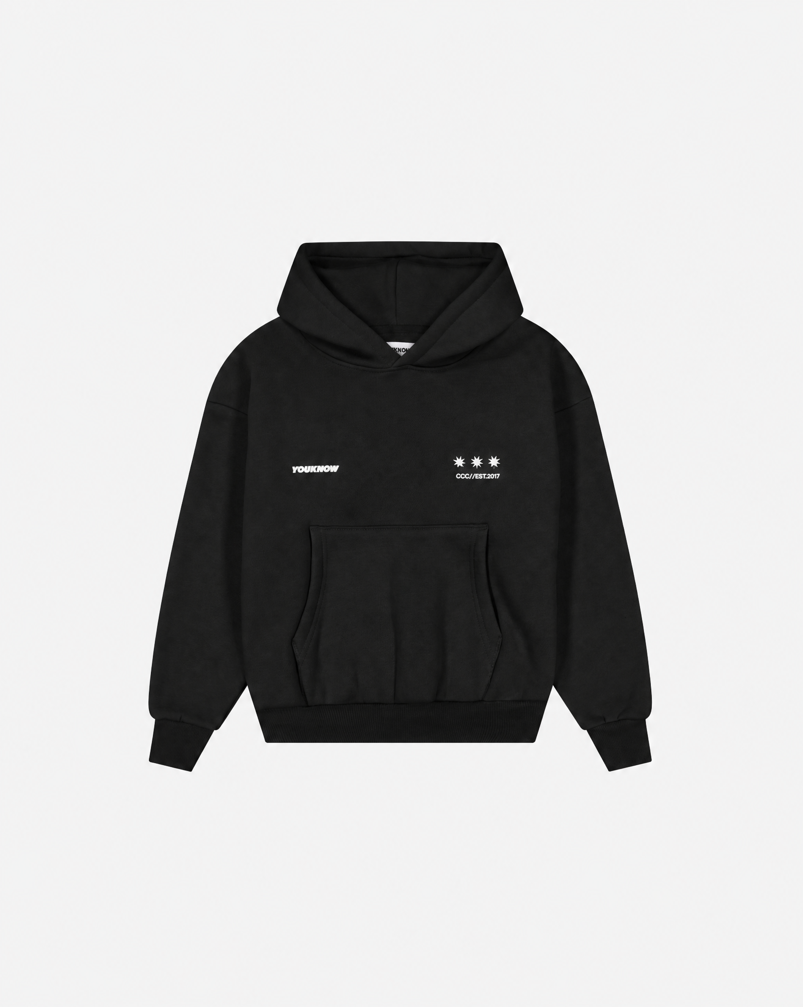 Kids Big Back Hoodie | Black
