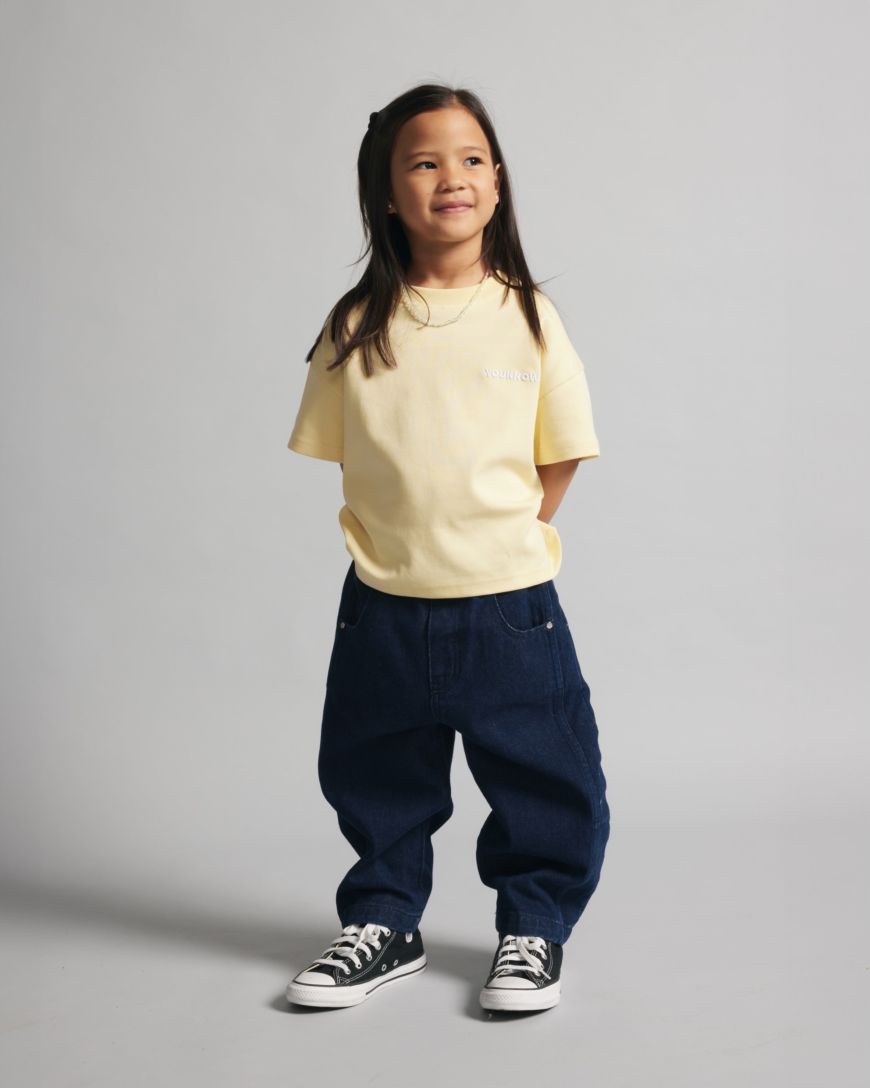Kids Core Box Tee | Banana