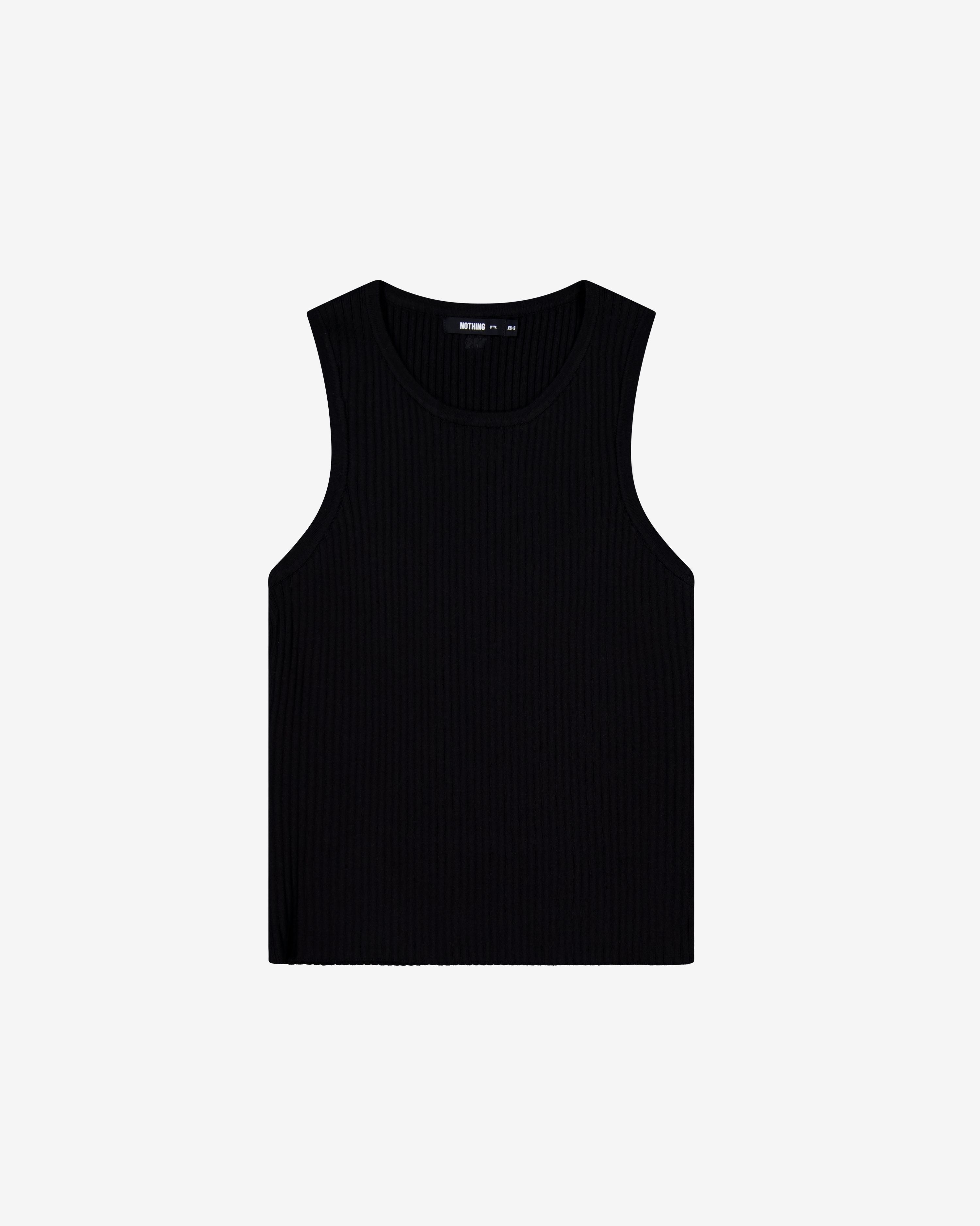 Nothing Knit Rib Tank | Tar