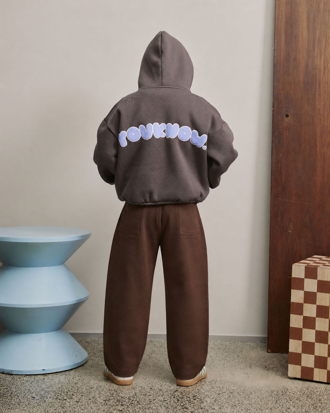 Kids Sunset Box Hoodie | Mushroom
