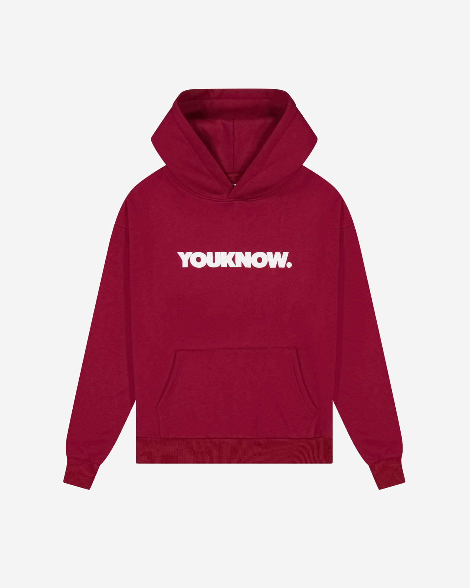 Block Hoodie | Maroon