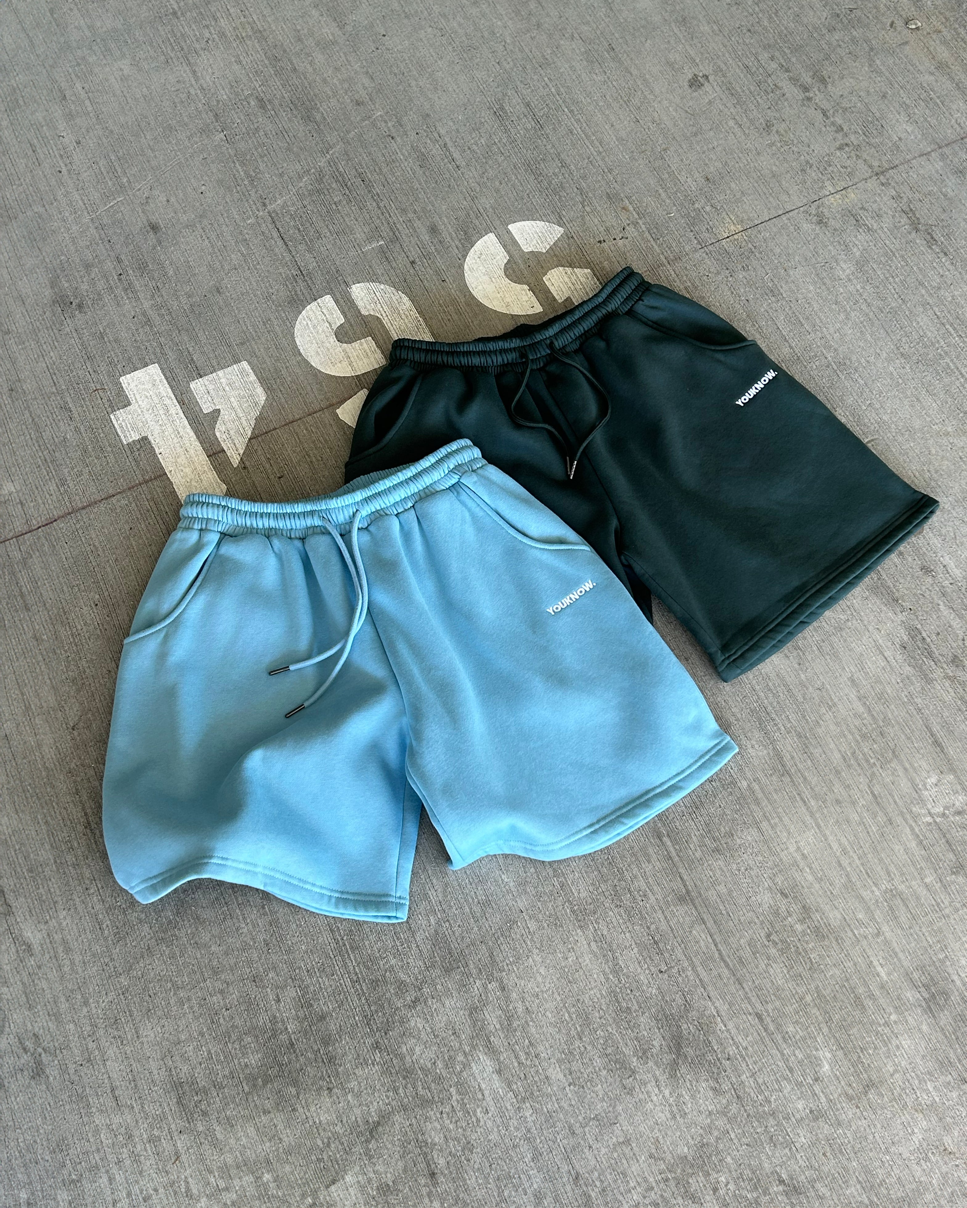 BLOCK SHORTS | Baby Blue
