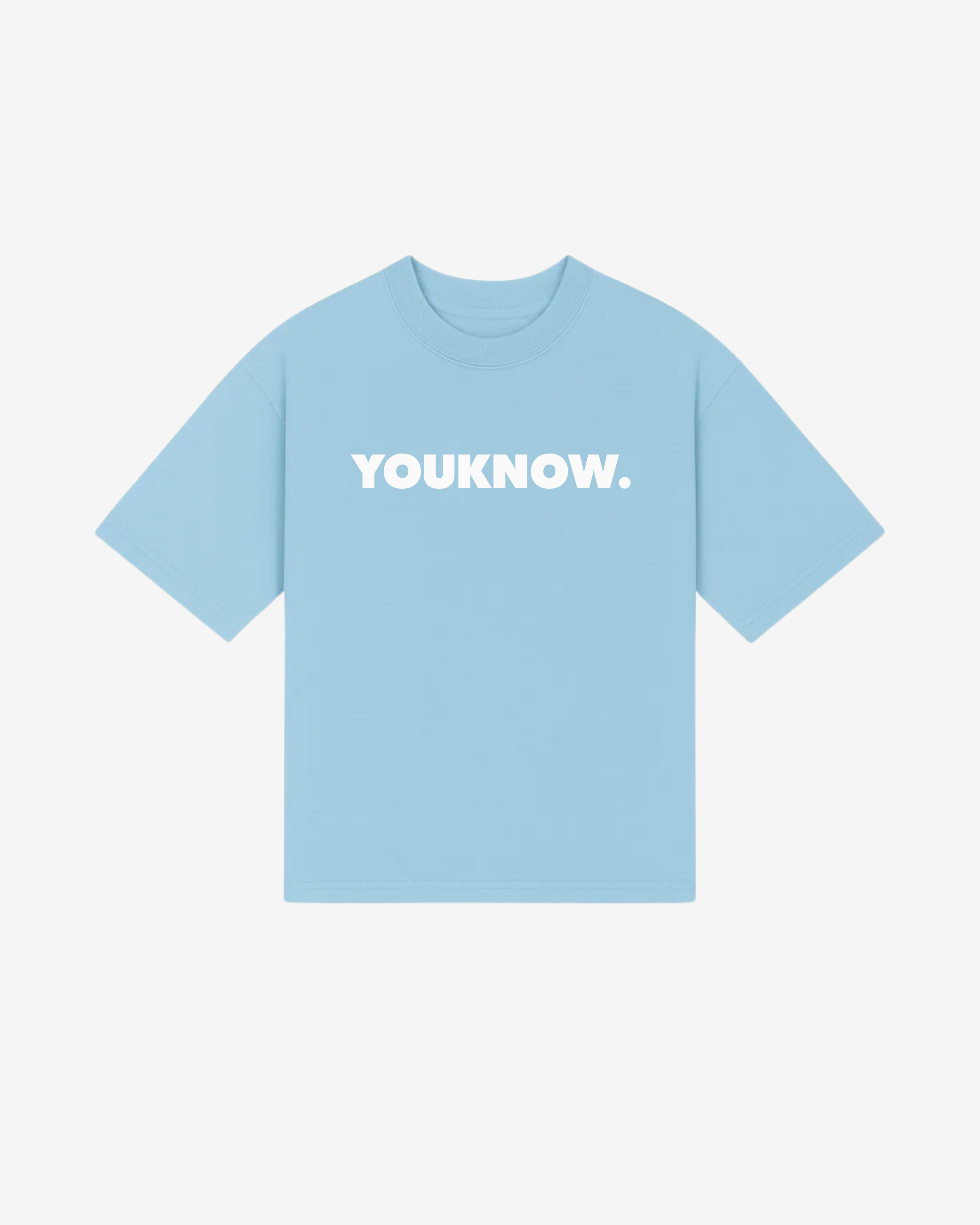 BLOCK TEE | Baby Blue