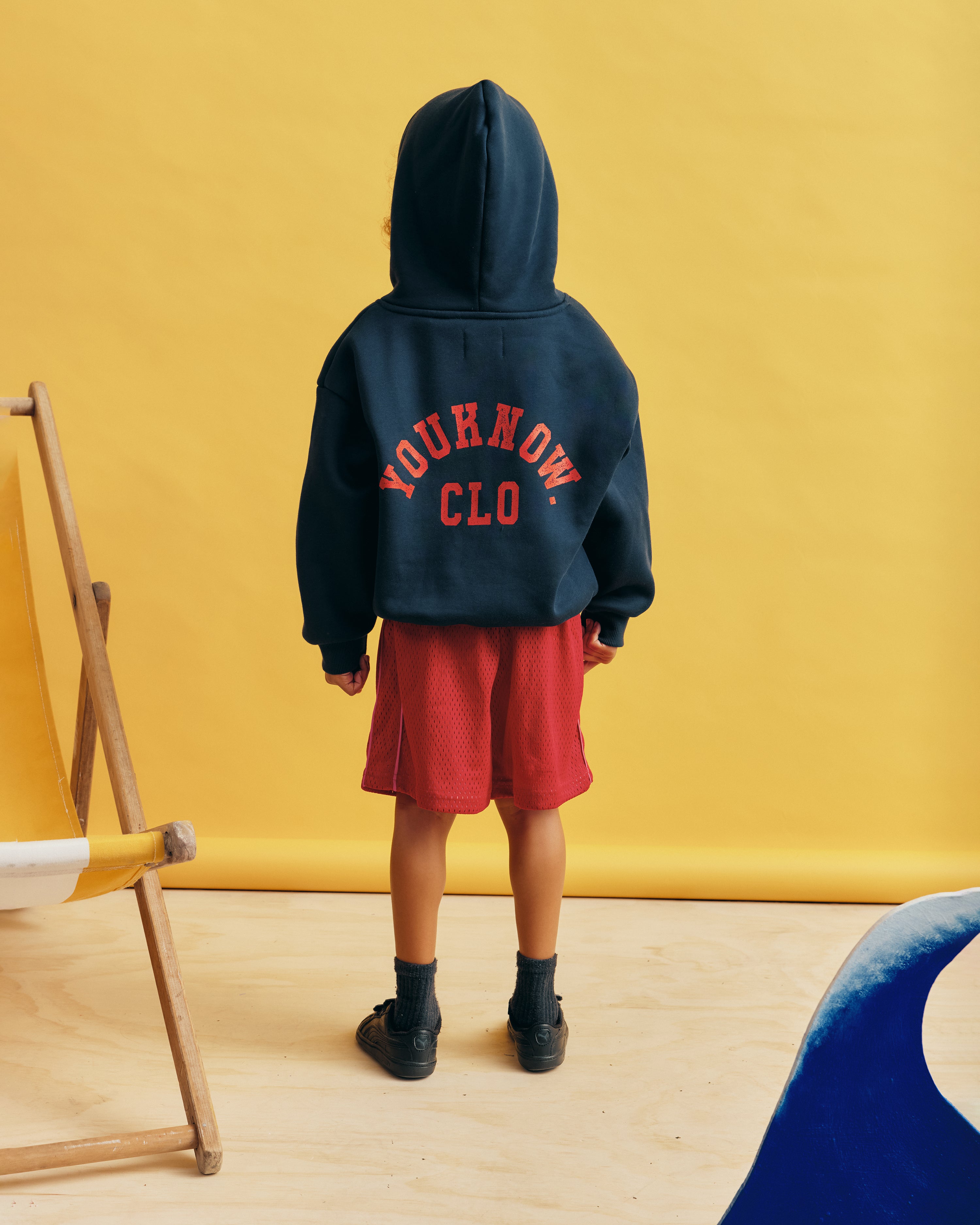 Kids Mesh Shorts | Red