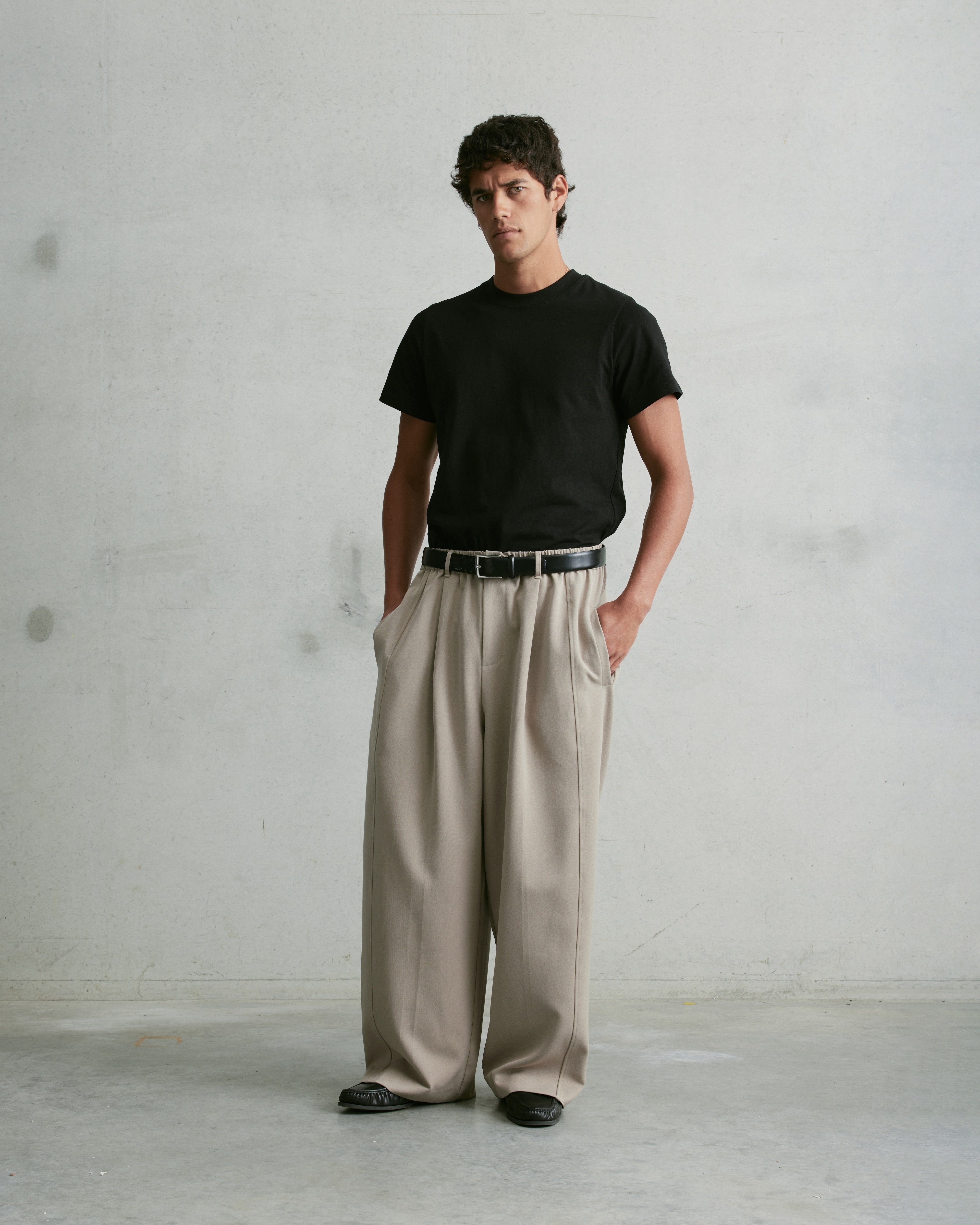 Nothing Pleated Pants | Oat