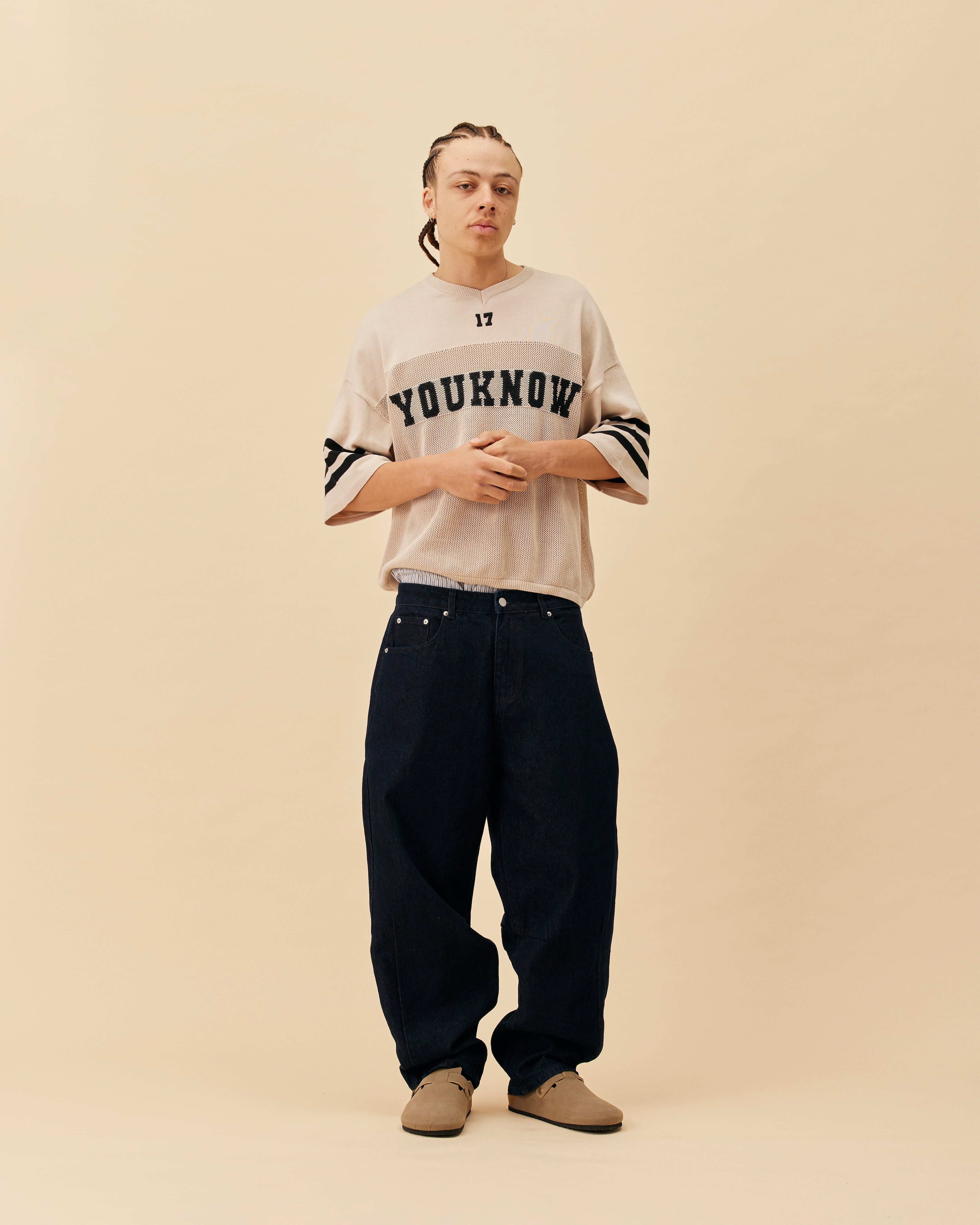 American Football Knit Jersey | Cloud Cream