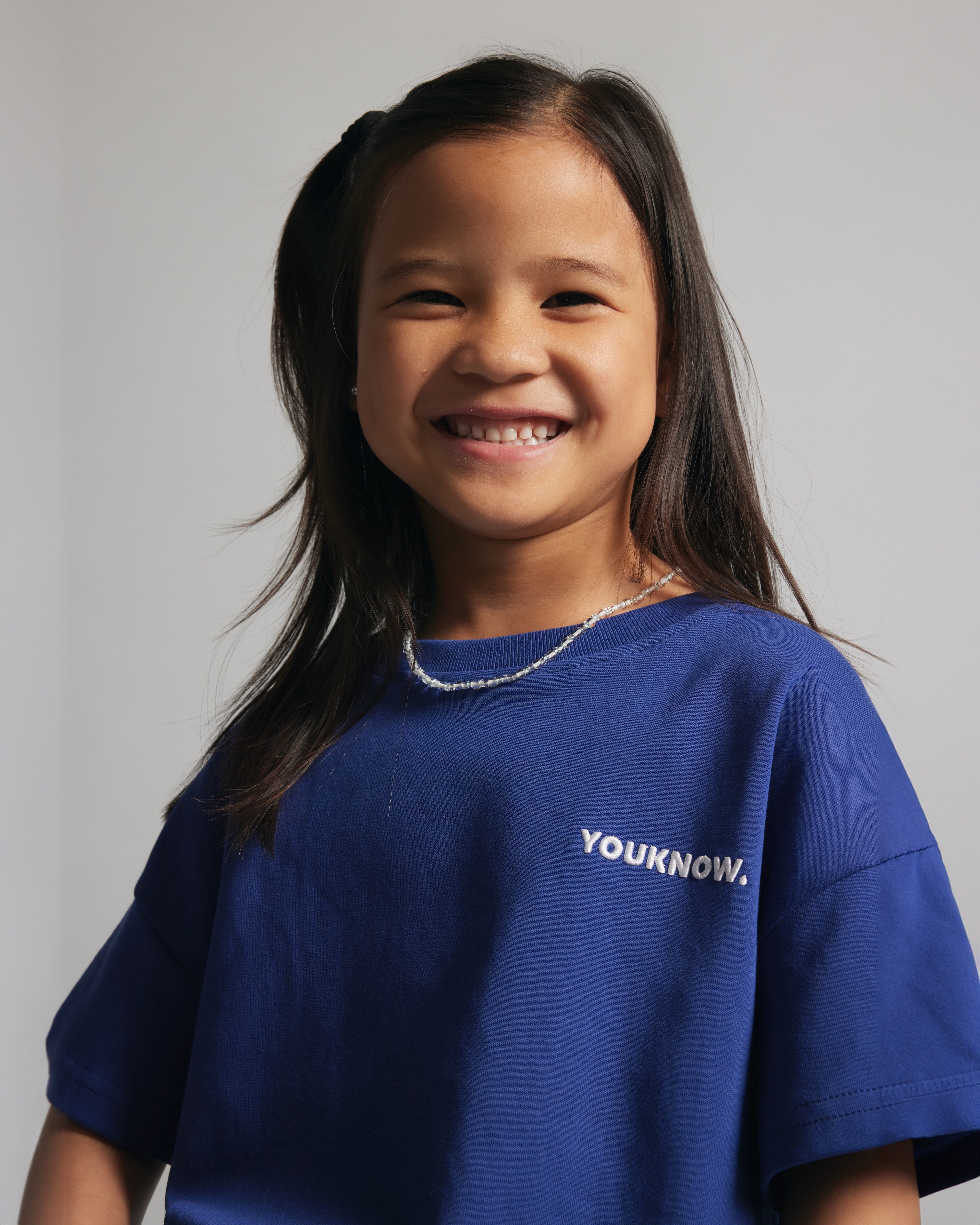 Kids Core Box Tee | Cobalt