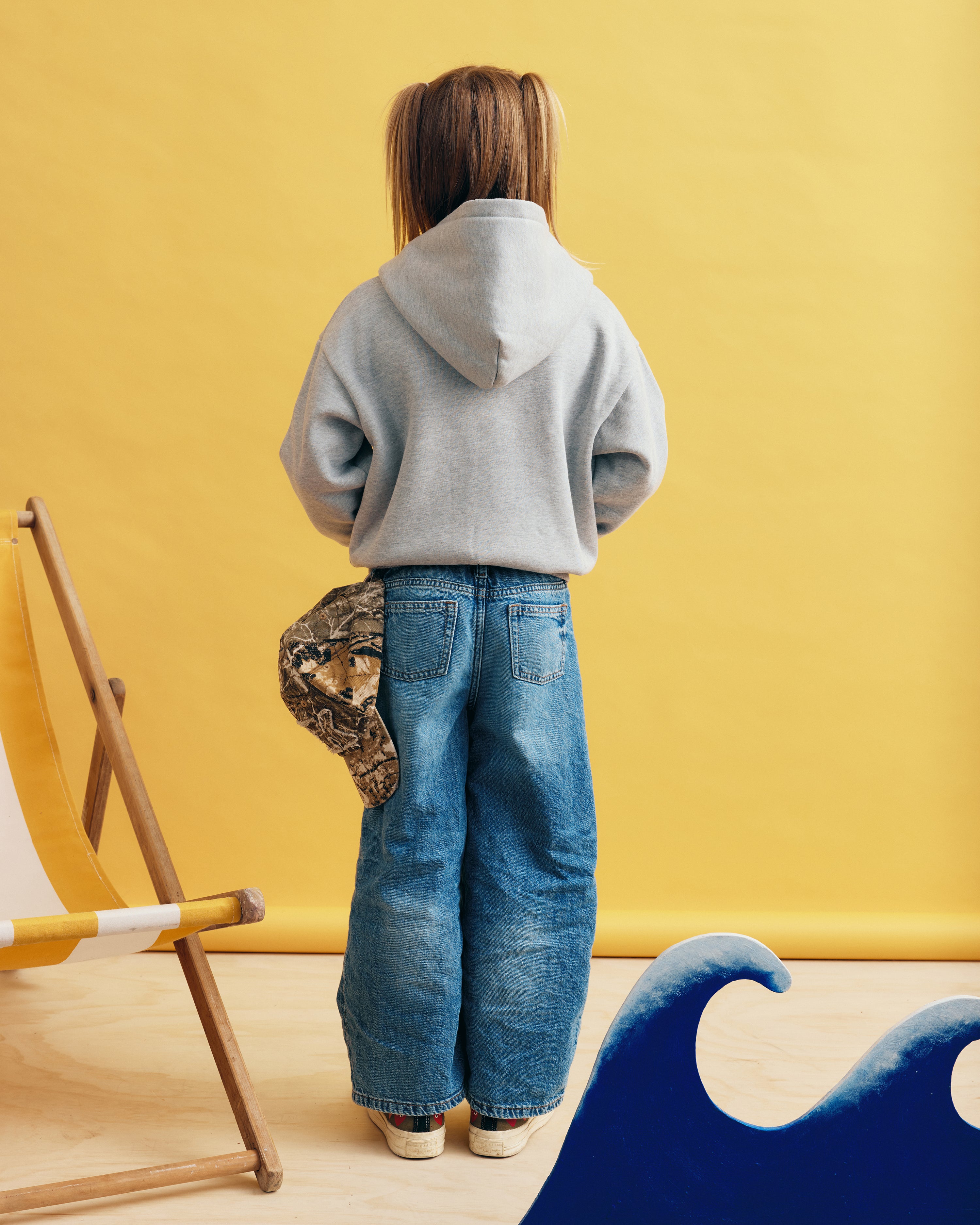 Kids Bones Zip Up | GREY MARLE