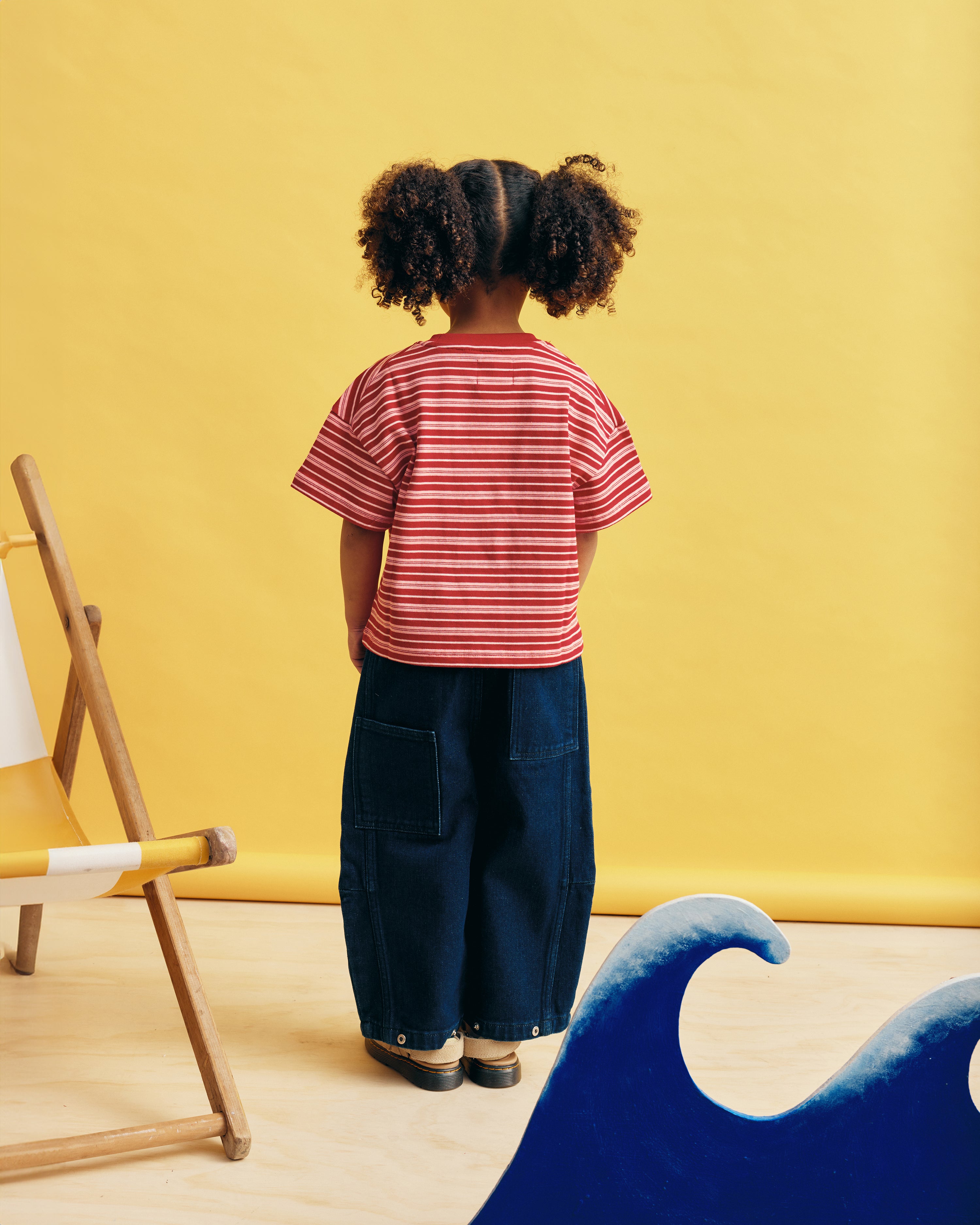 Kids Barrel Leg Jeans | Indigo Denim