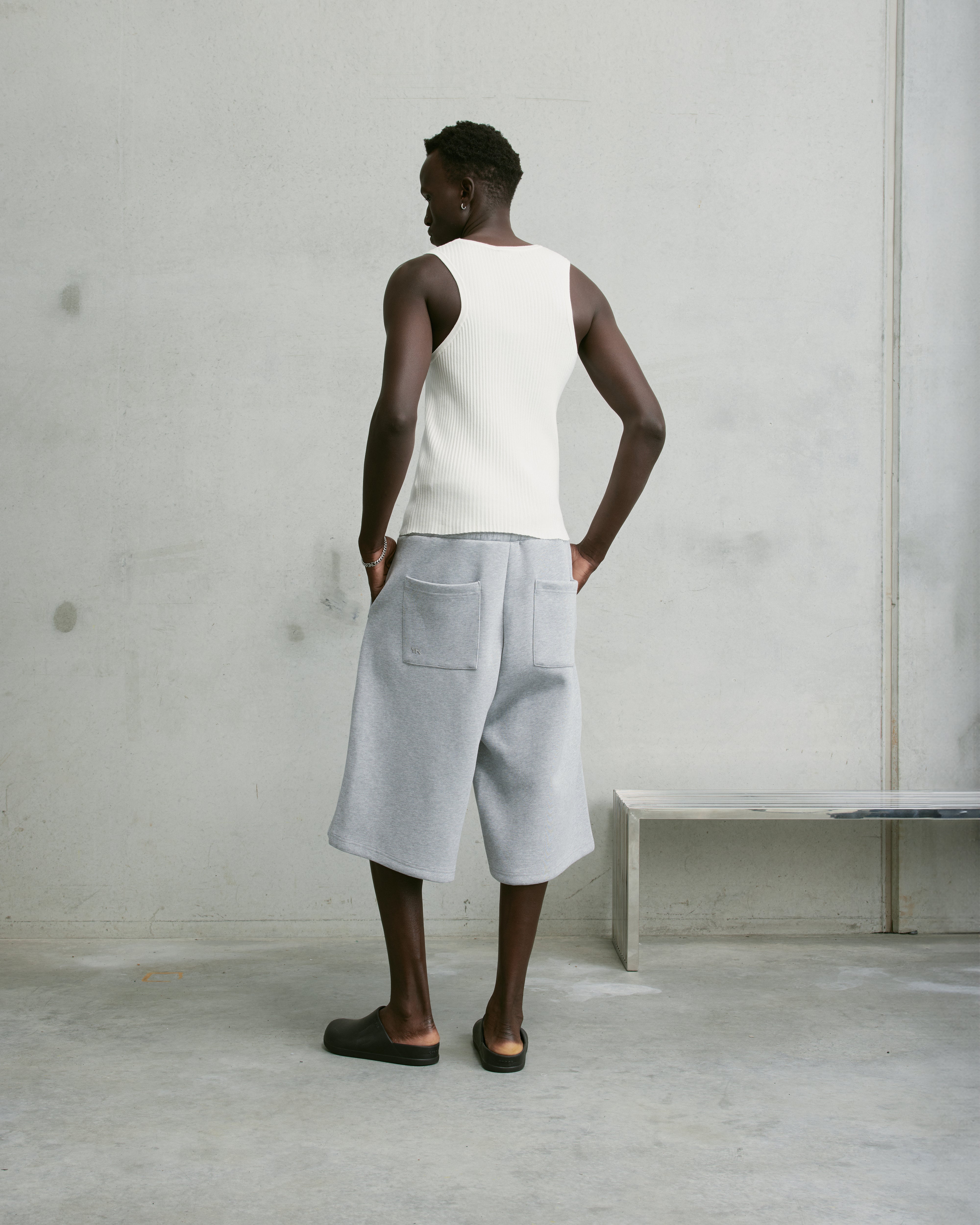 Nothing Heavyweight Jumbo Shorts | Asphalt Marle