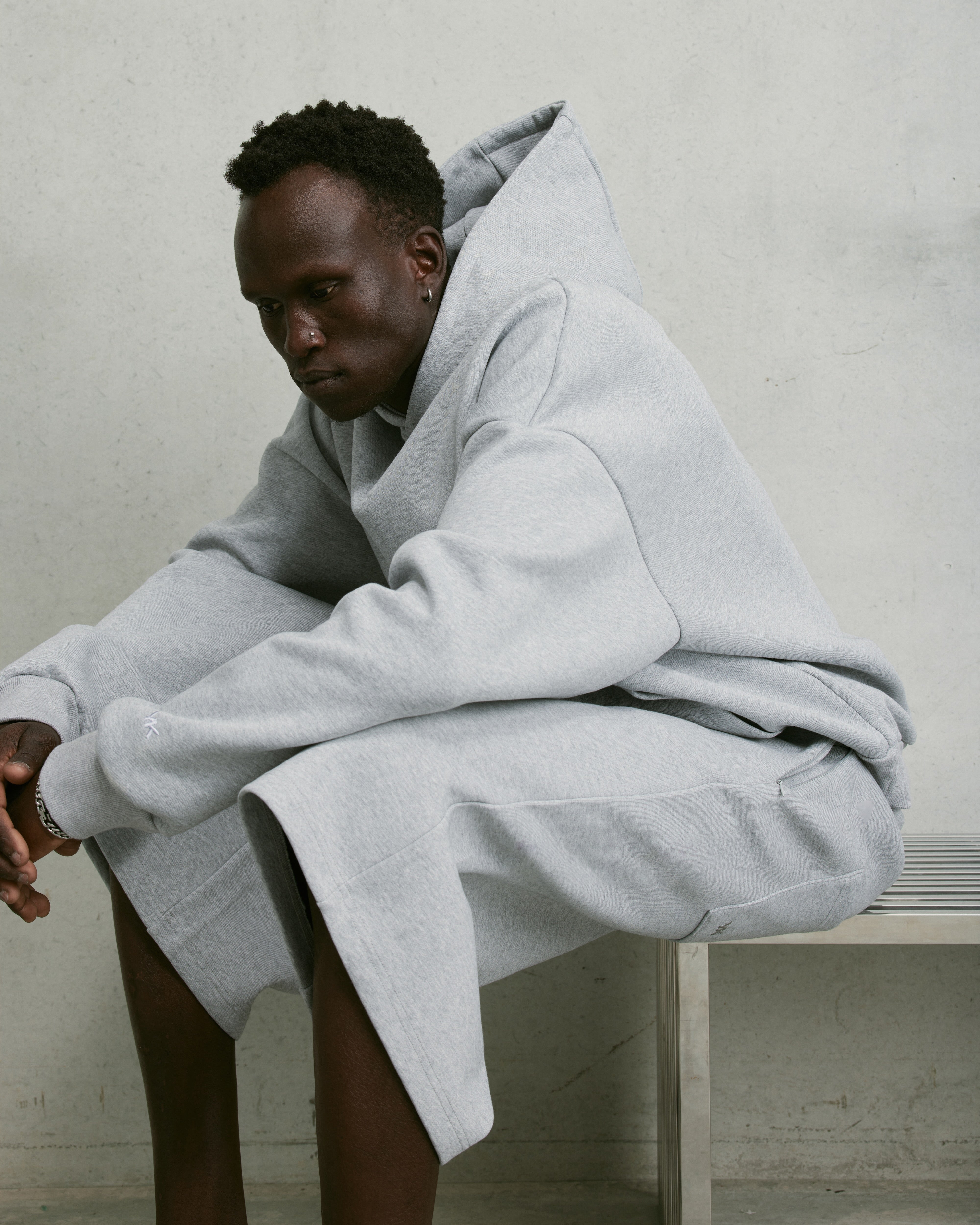 Nothing Hoodie | Asphalt Marle