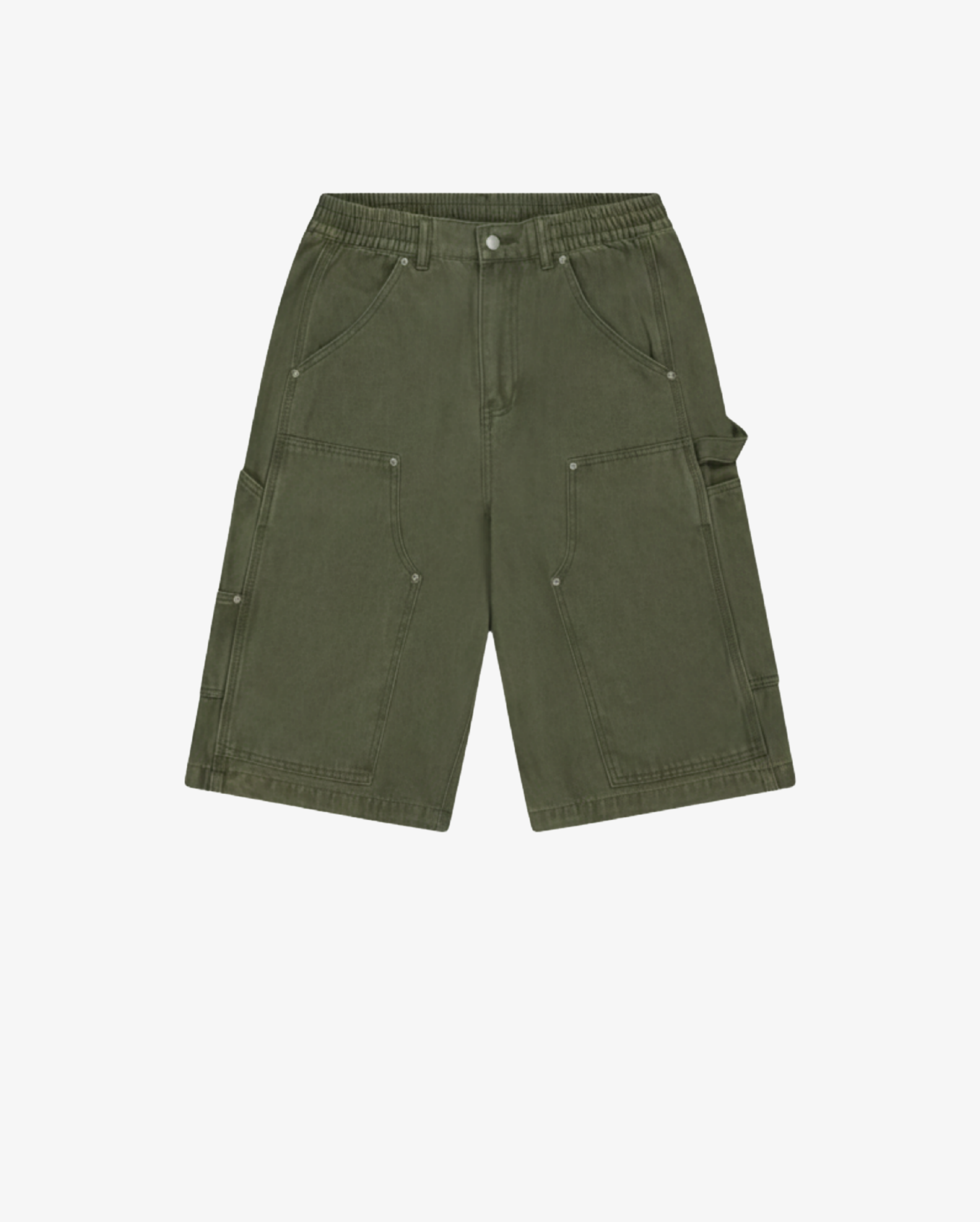 Carpenter Shorts | Olive-5