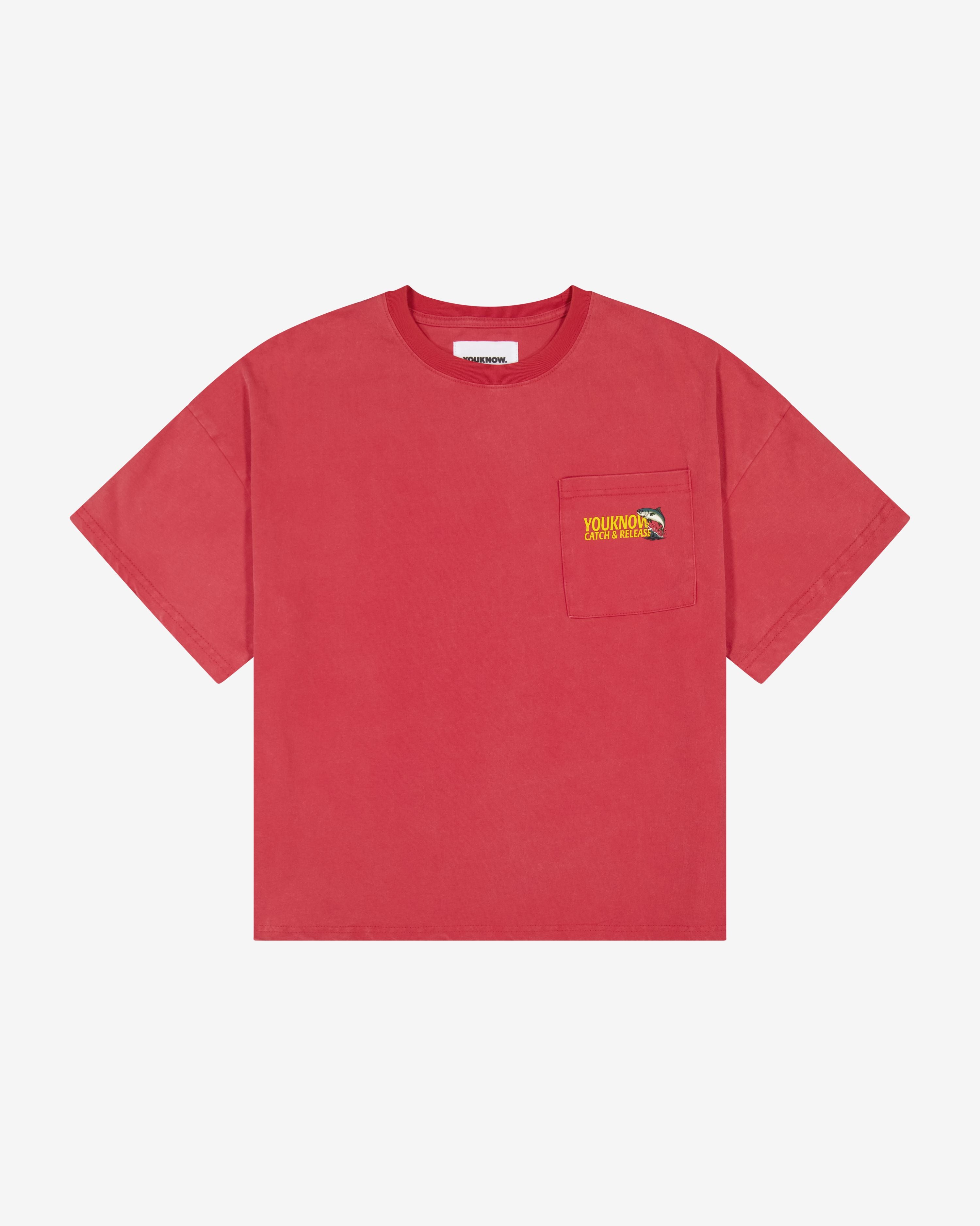 Catch & Release Tee | Washed Red