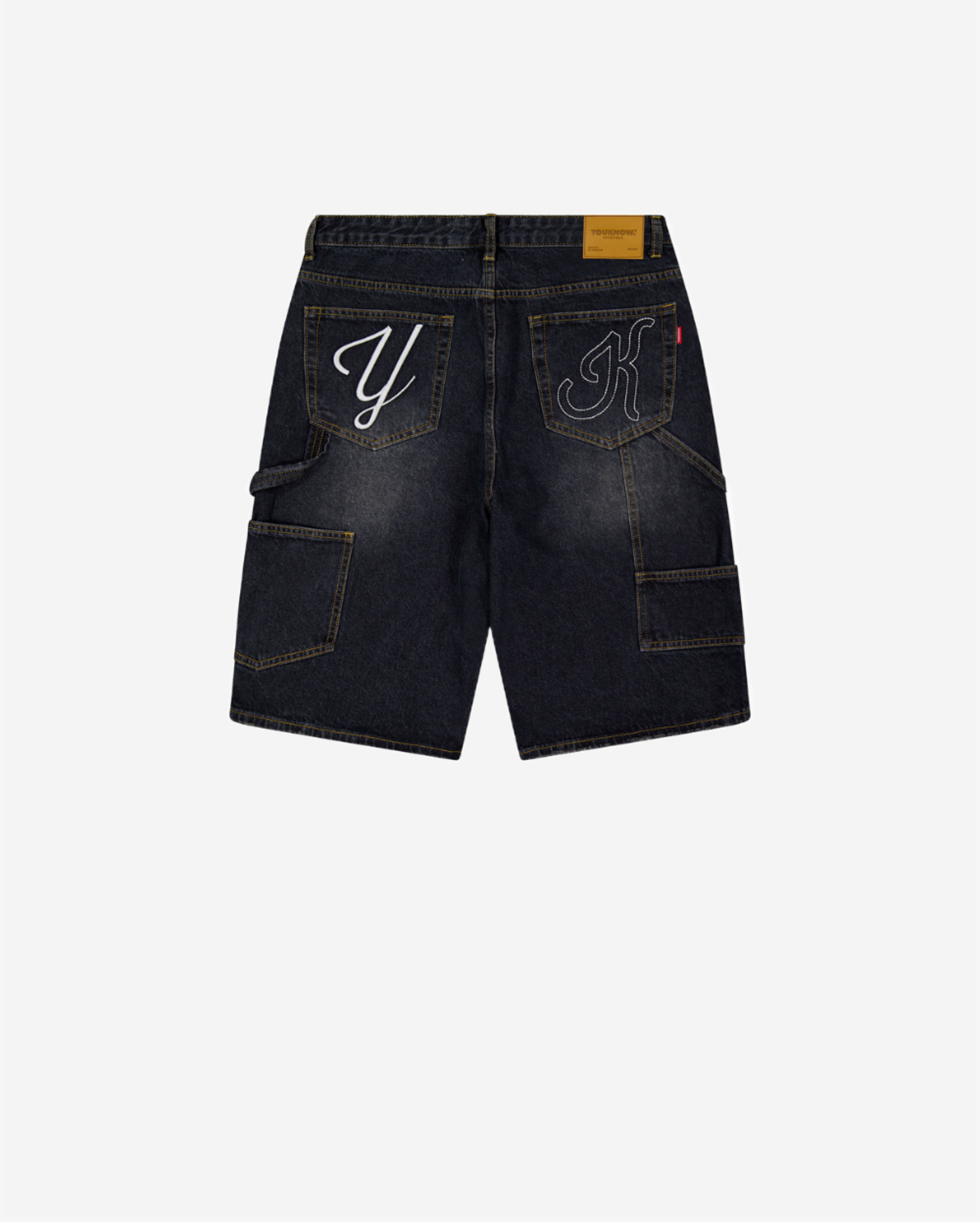 Denim Jorts | Black Wash-1