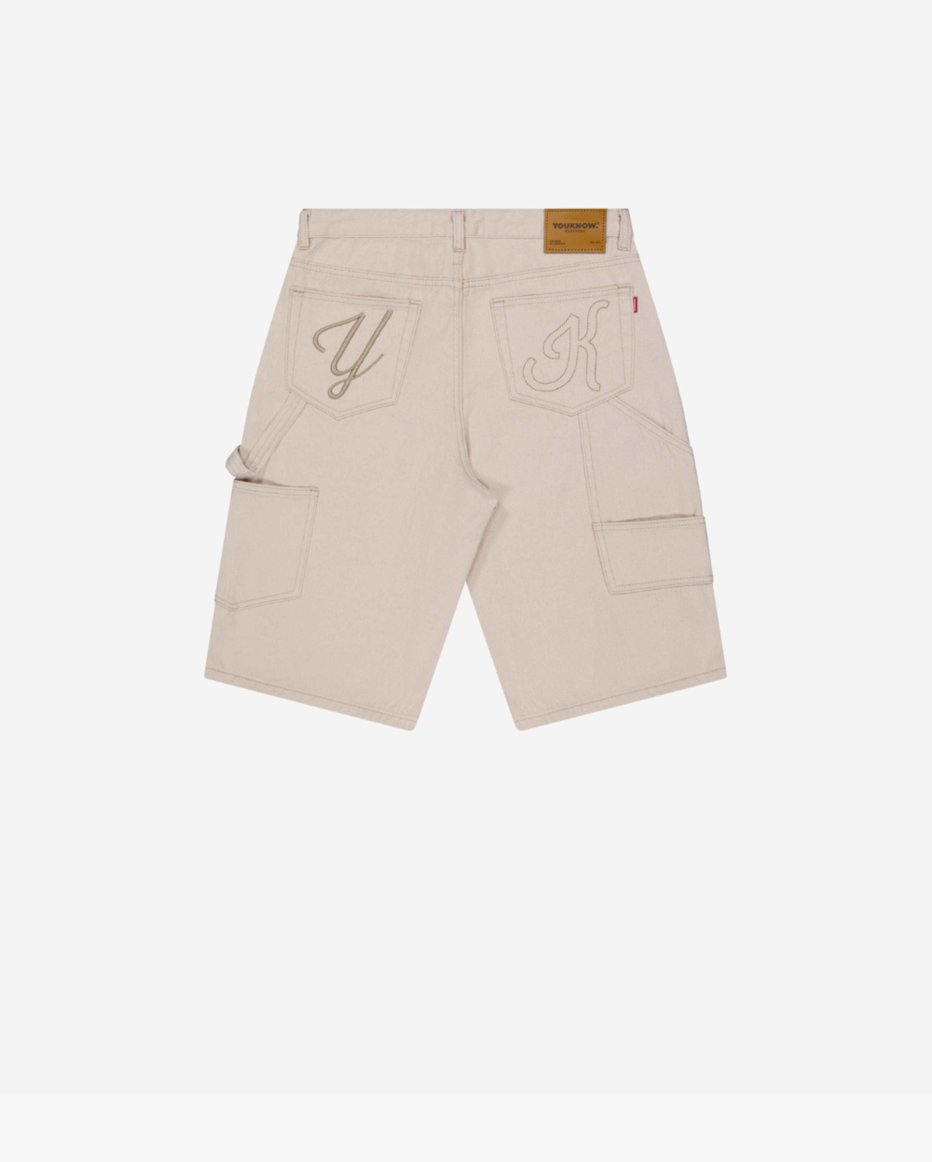 Denim Jorts | Ecru