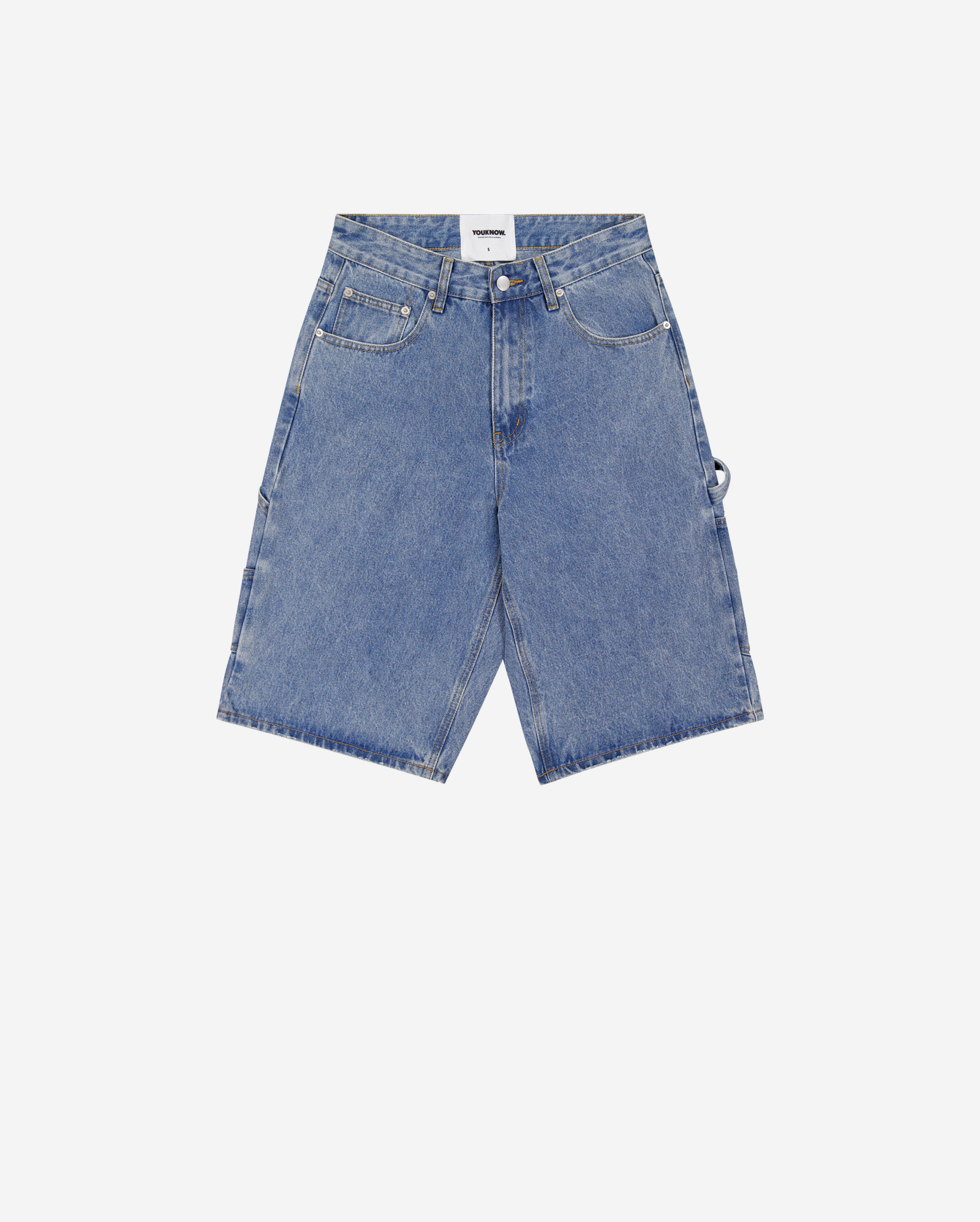 Denim Jorts | Light Wash-9