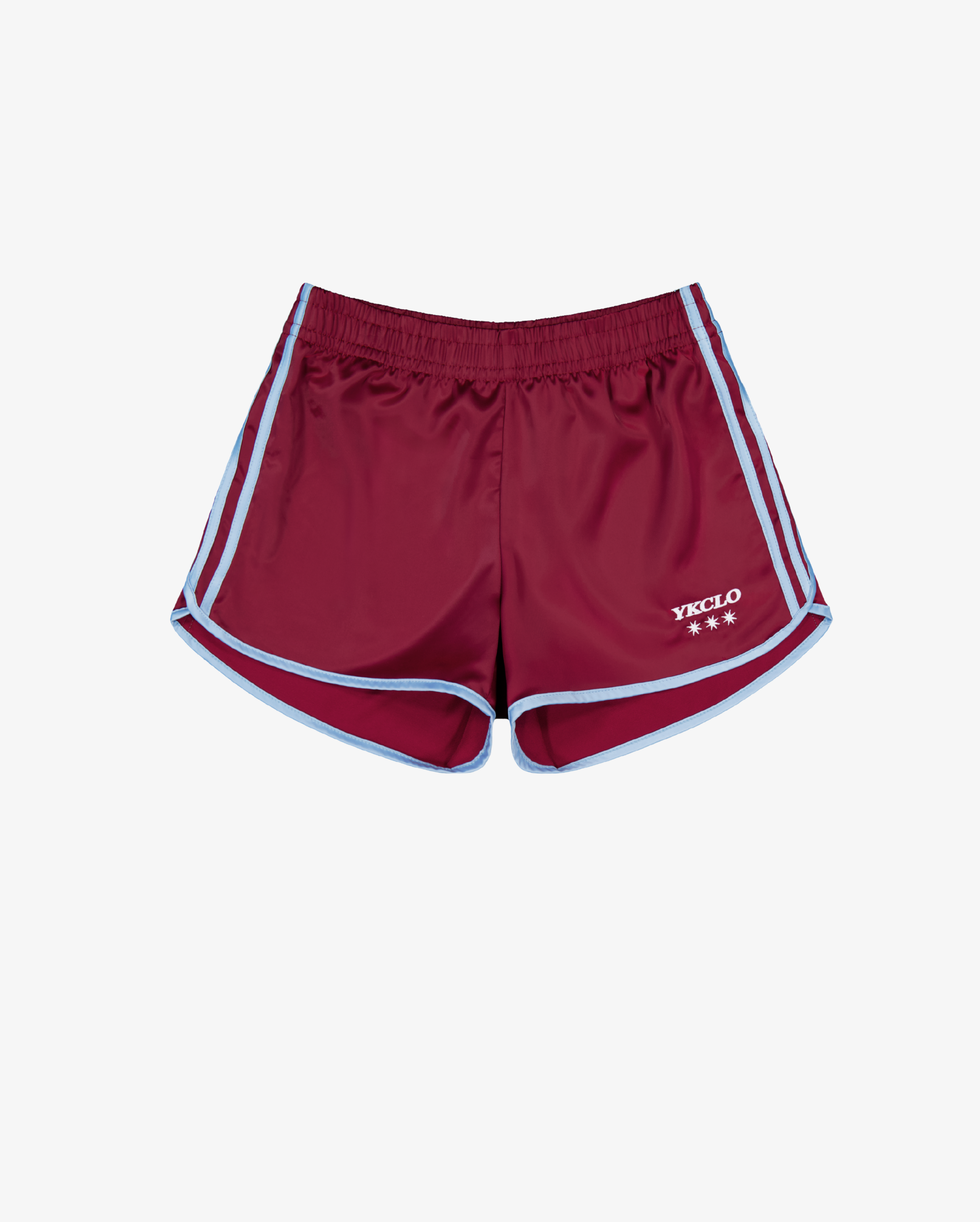Womens Nylon Shorts | Burgundy
