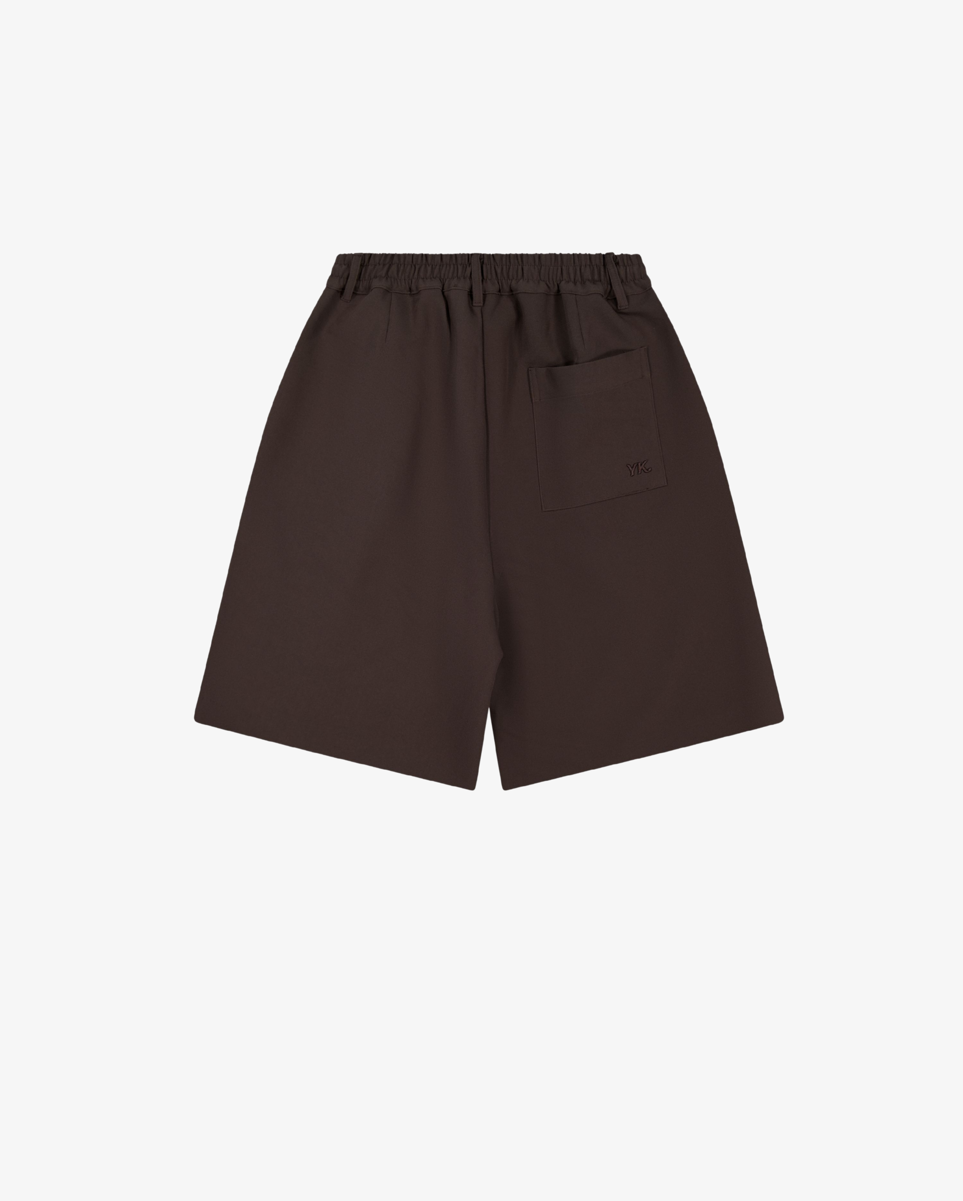 Nothing Pleated Shorts | Hazelnut