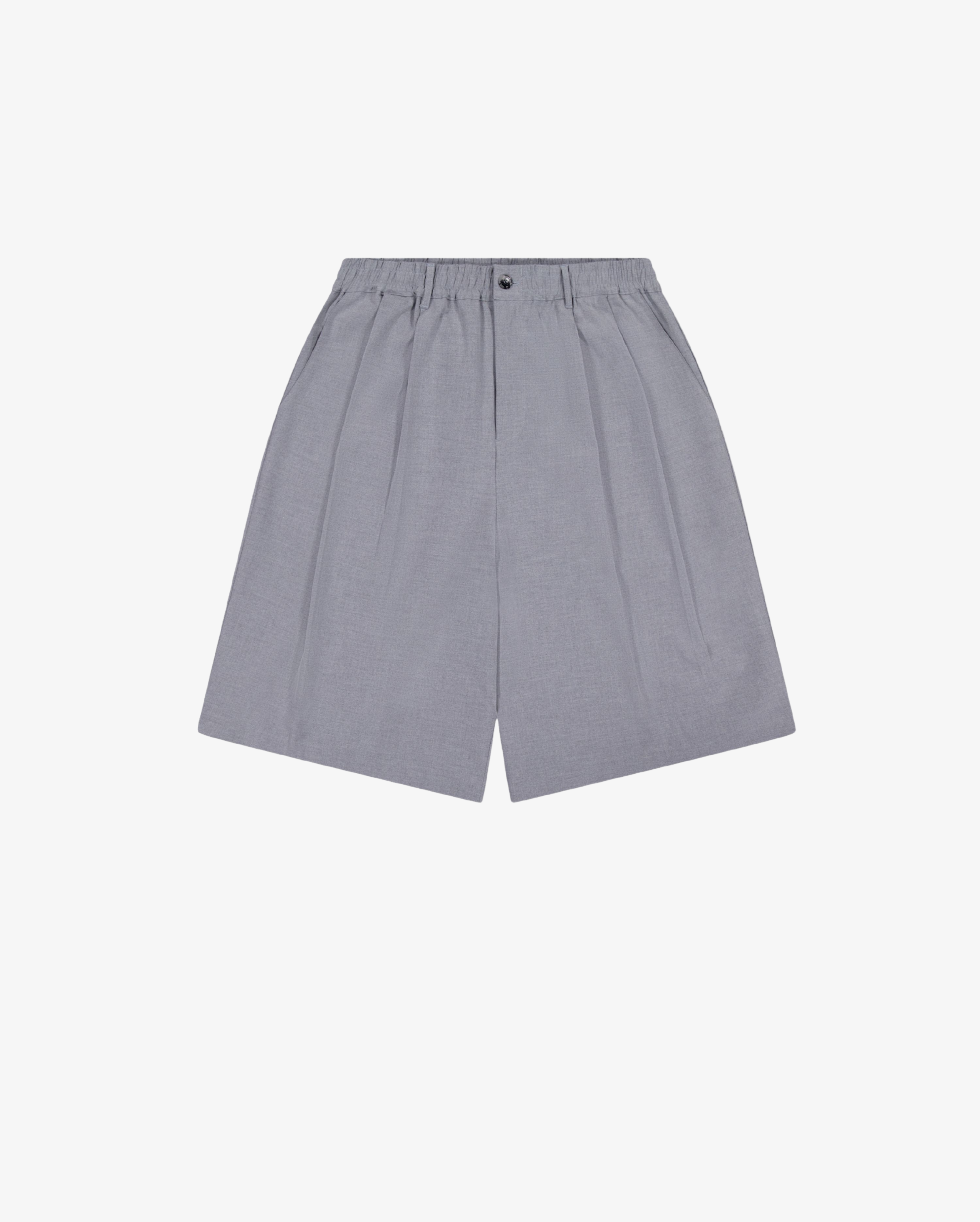 Nothing Pleated Shorts | Slate
