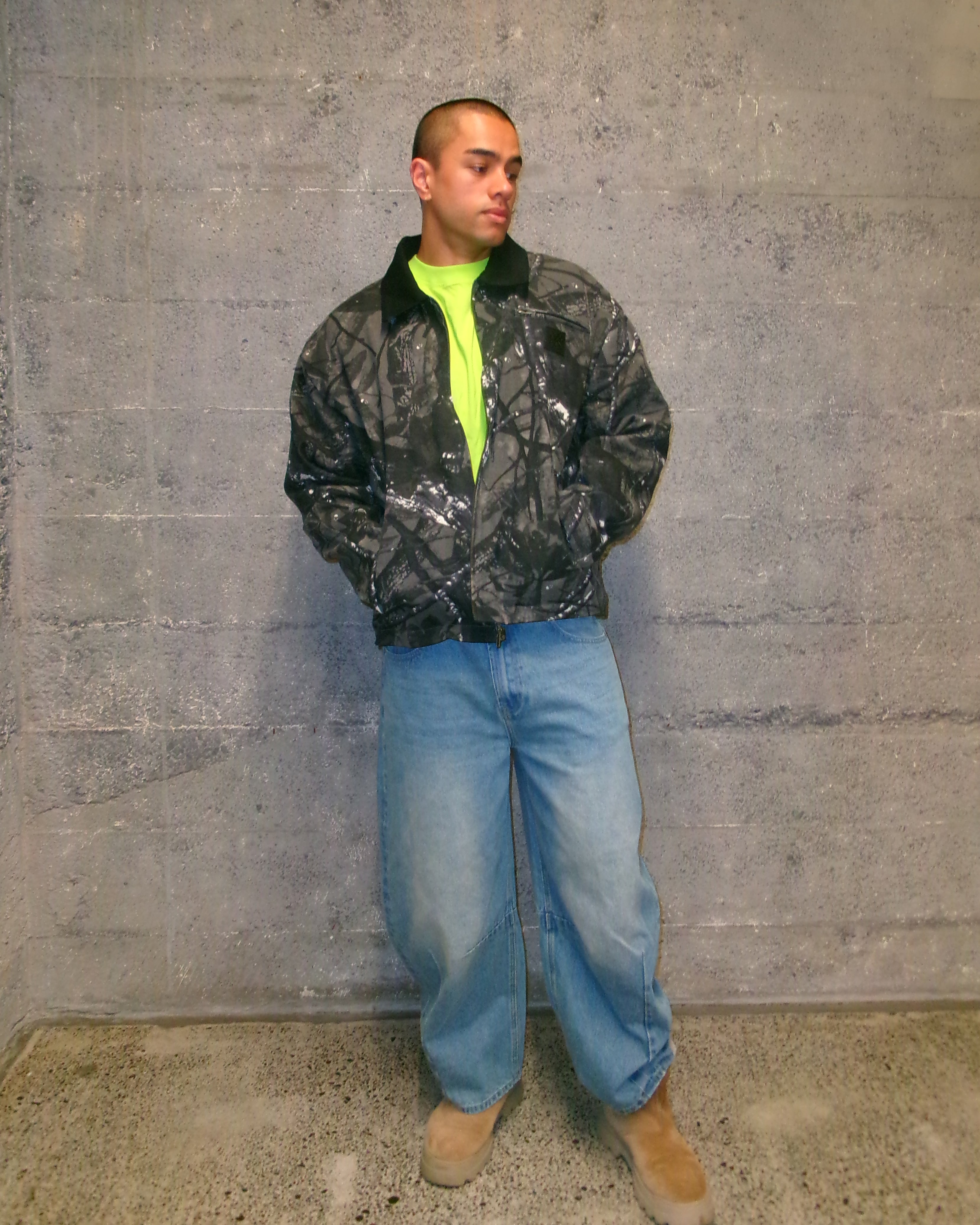 Flight Jacket | Forest Print-3