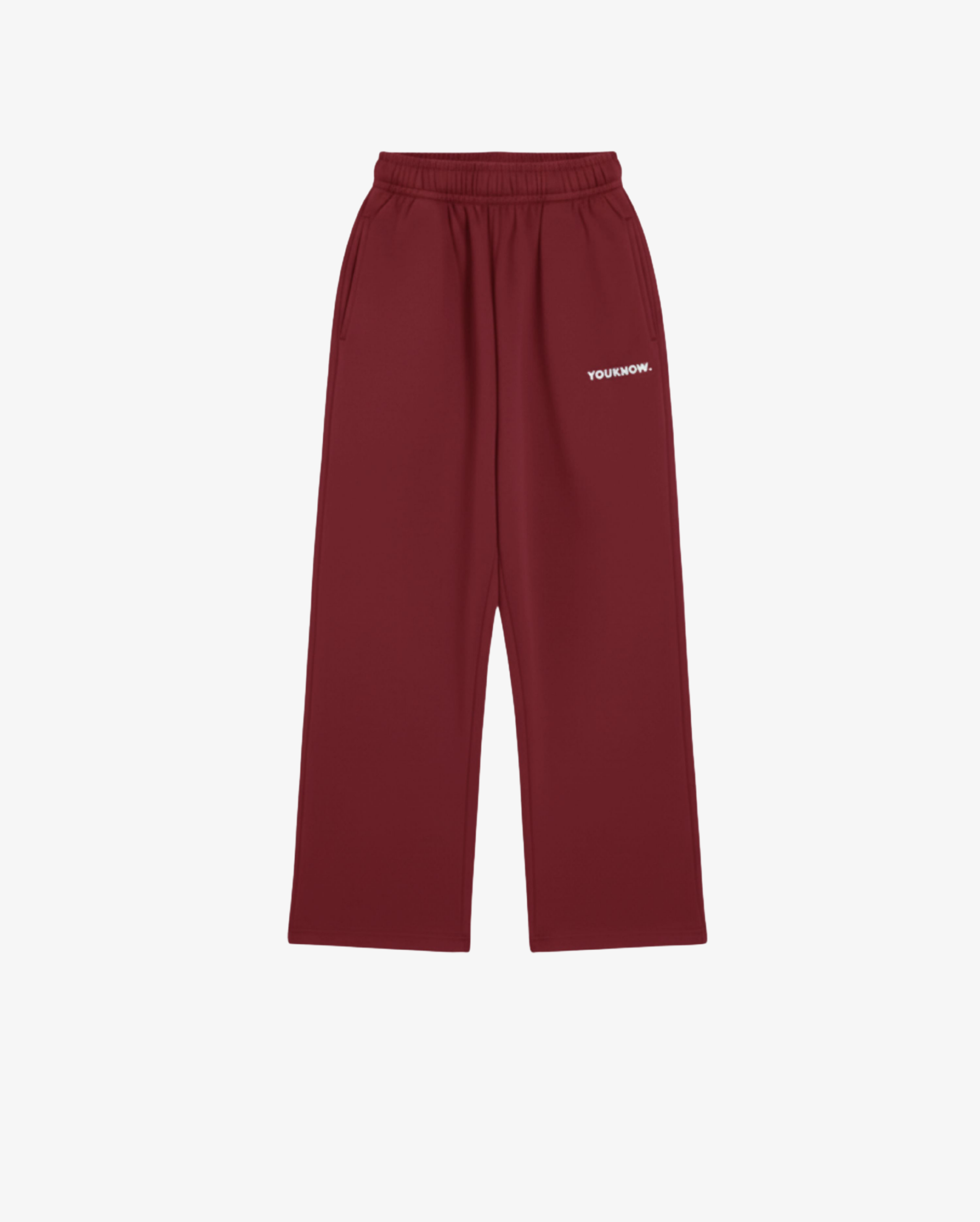 Core Wide Leg Sweatpants | Maroon