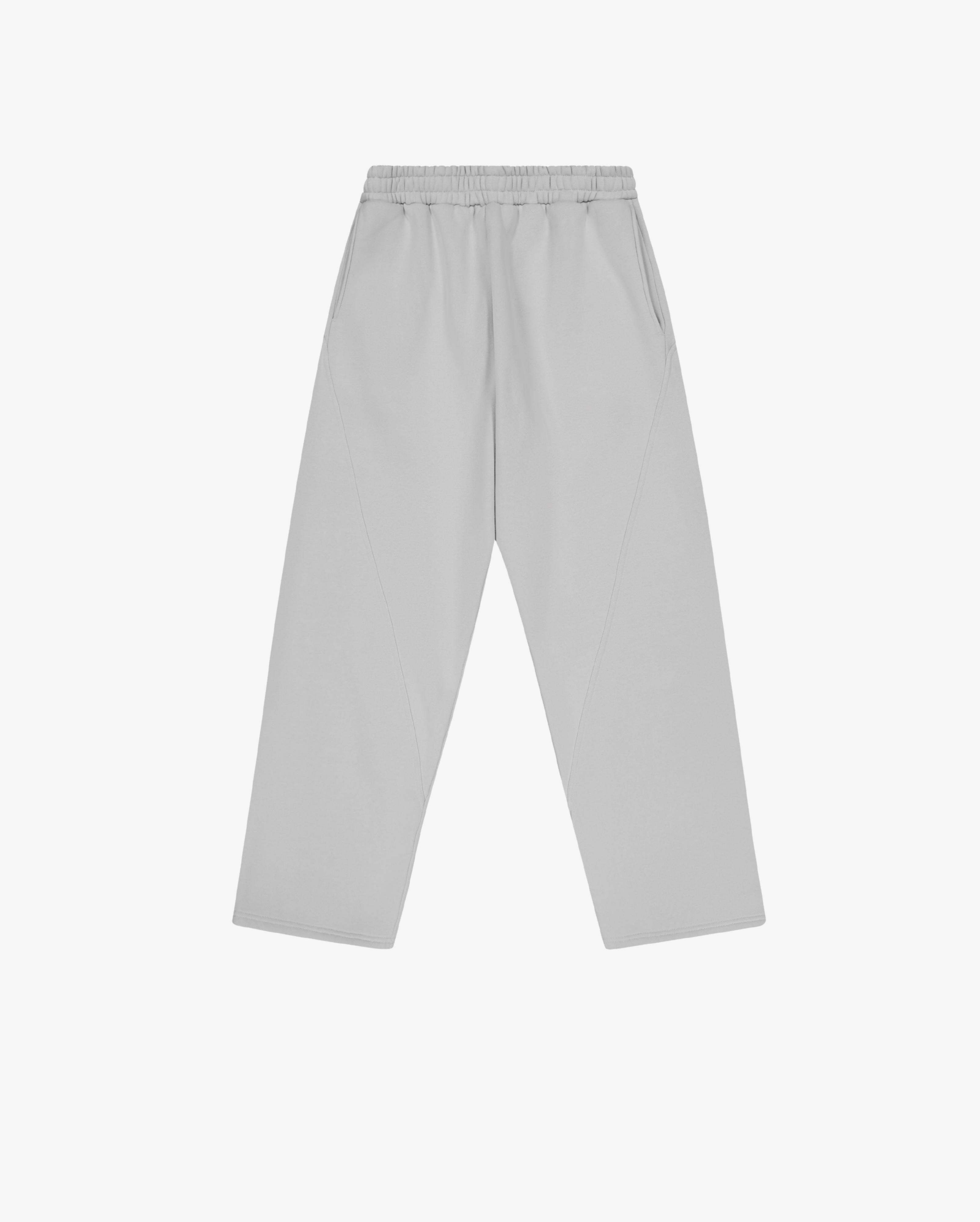 Panelled Trackpants | Light Grey