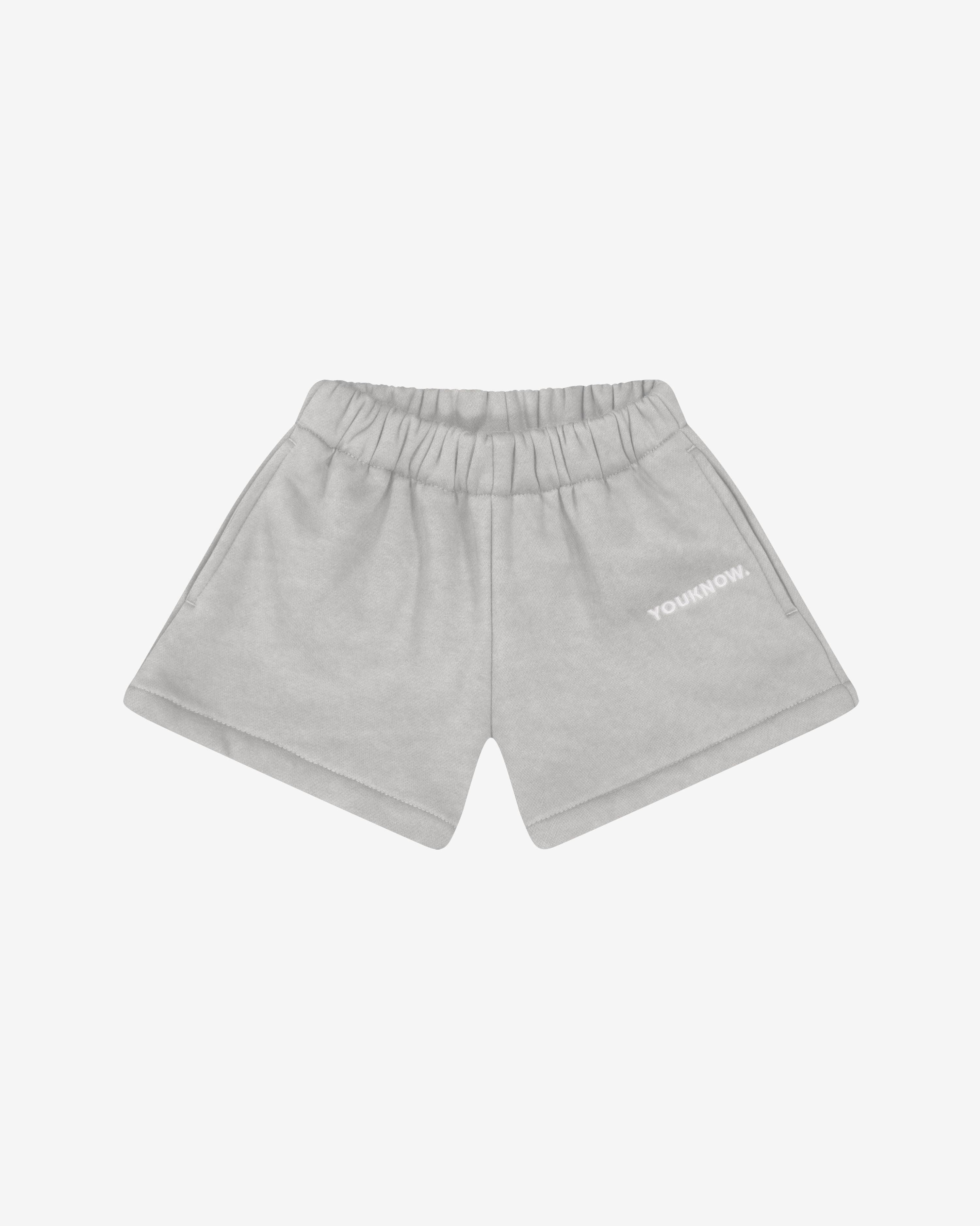 Kids Core Shorts | Heather Grey