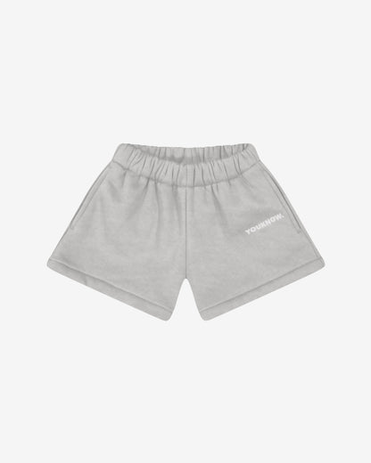 Kids Core Shorts | Heather Grey