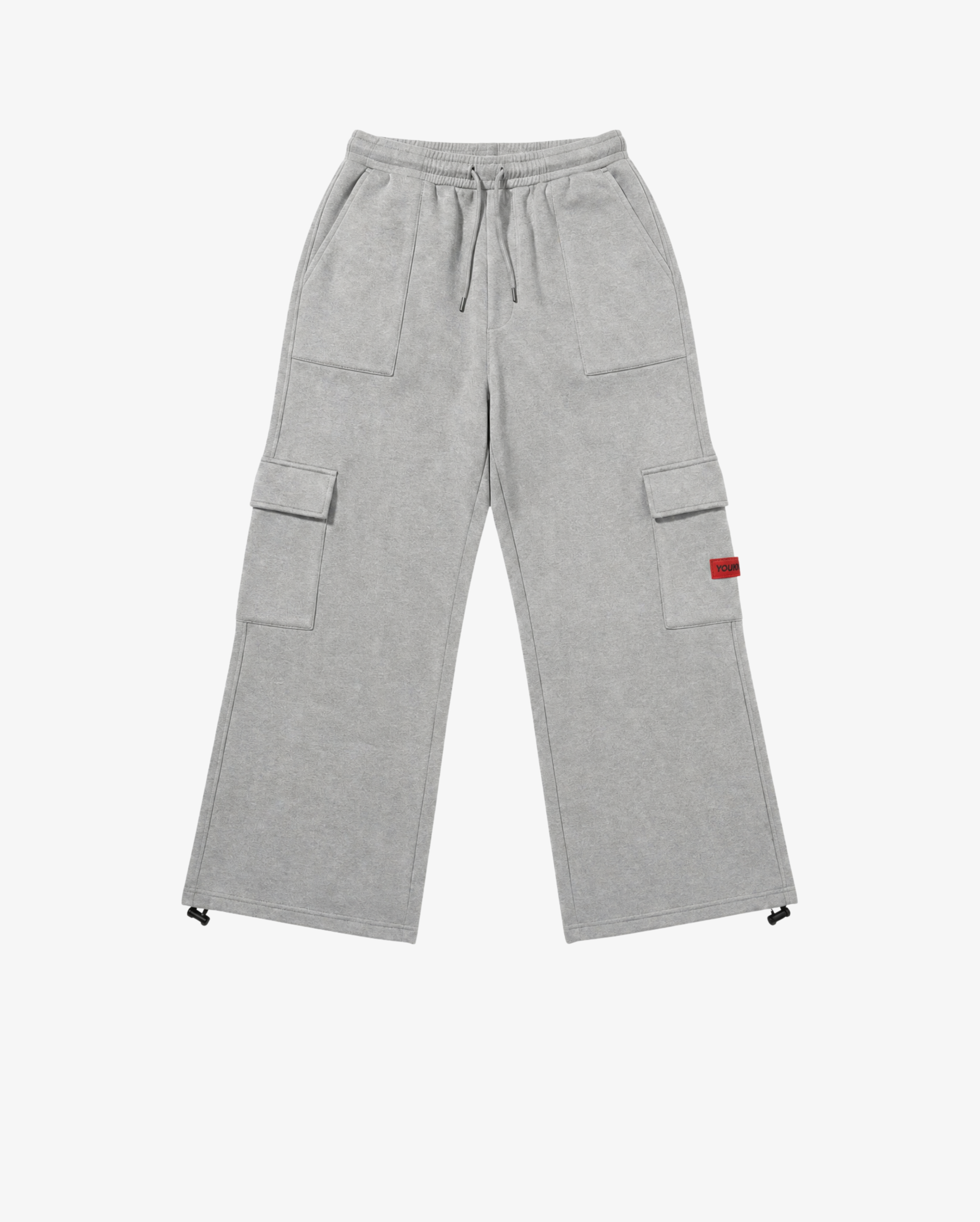 Brushed Fleece Cargo Sweatpant | GREY MARLE