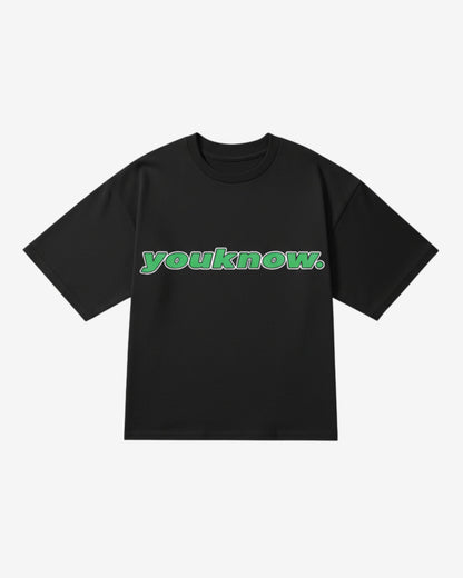 Puff Print Box Tee | Black