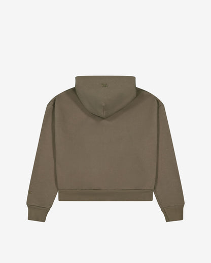 Nothing Zip Up Hoodie | Taupe