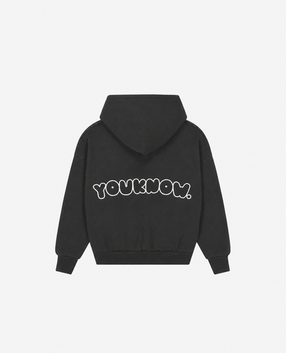 Kids Sunset Box Hoodie | Black