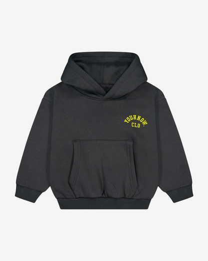 Kids Half Time Hoodie | Charcoal