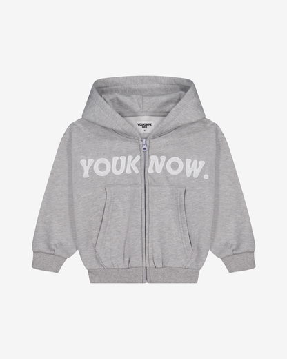 Kids Bones Zip Up | GREY MARLE