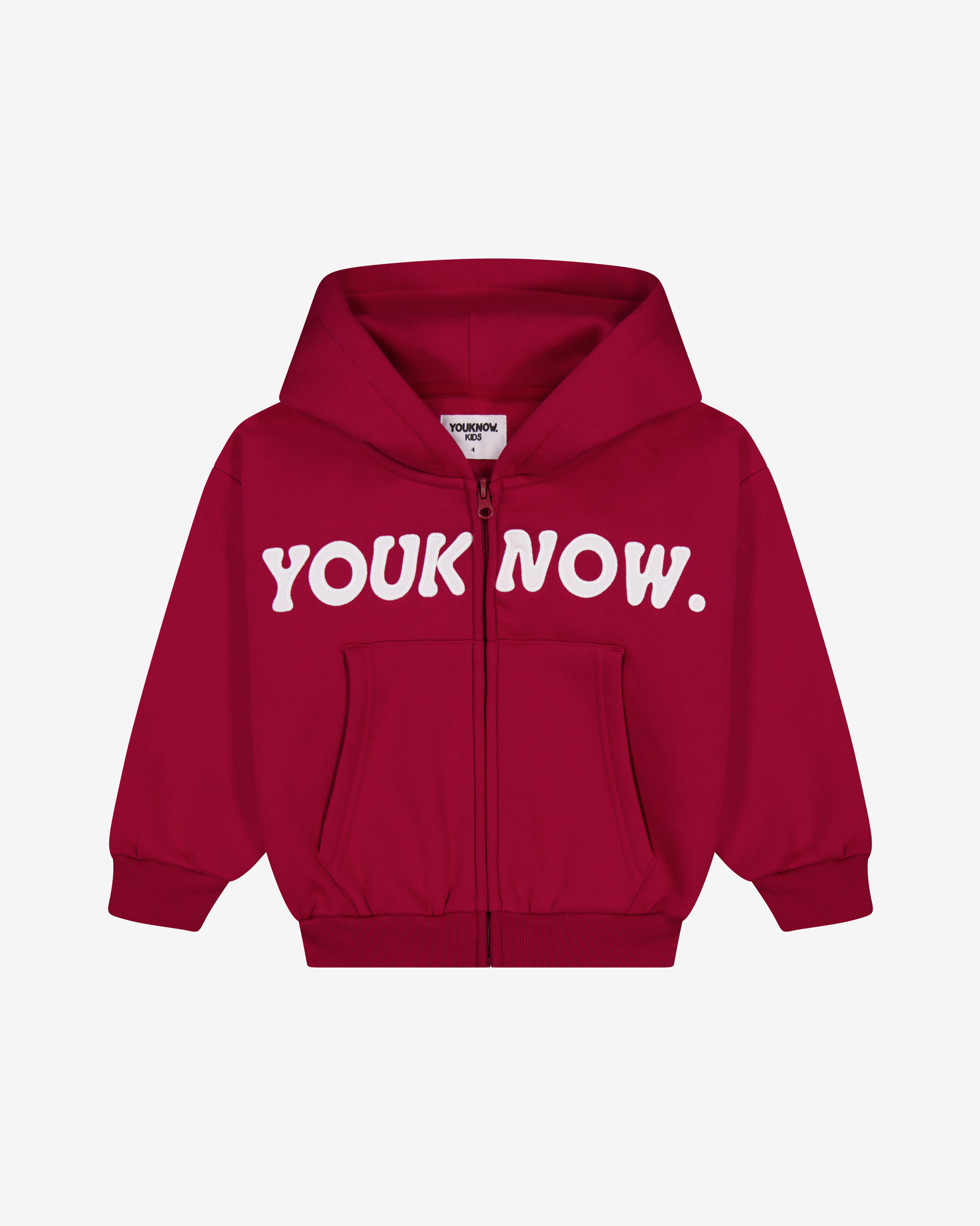 Kids Bones Zip Up | Brick