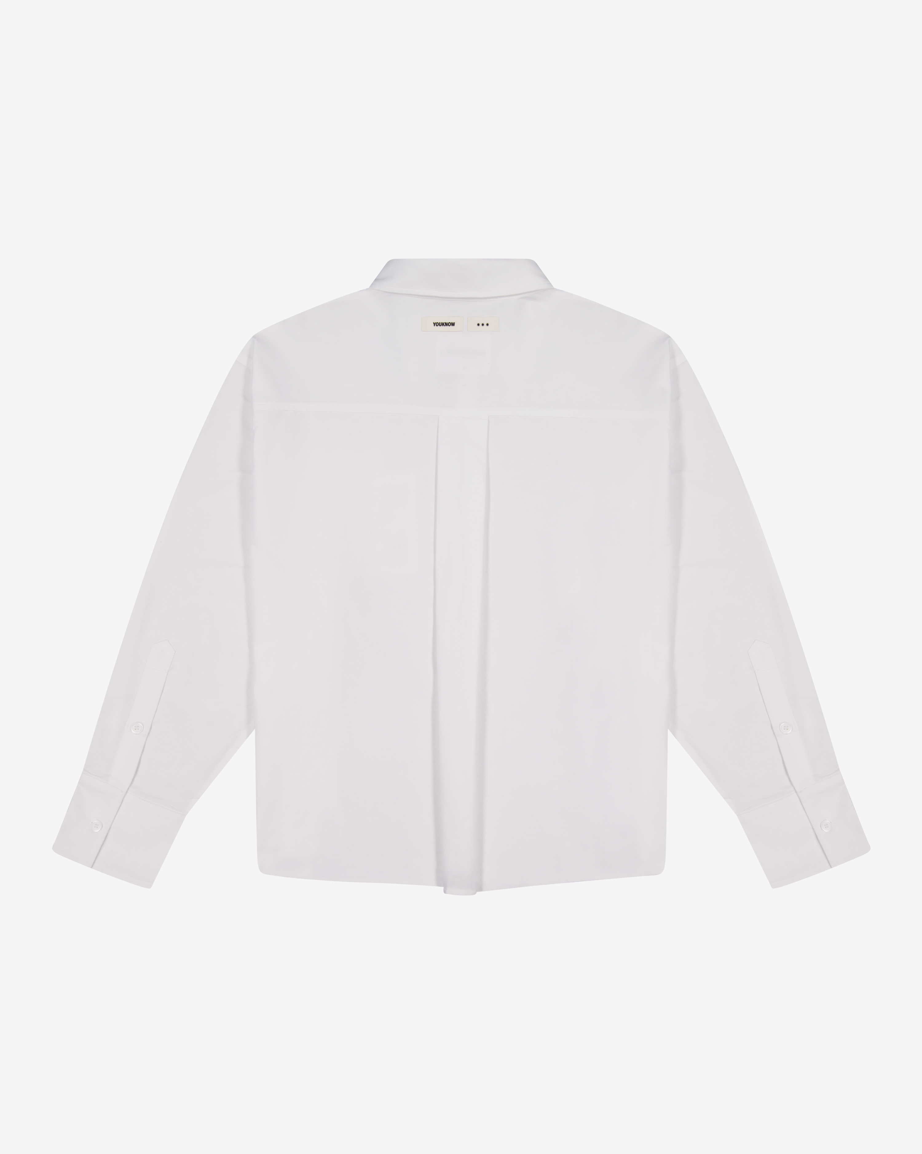Double Pocket Longsleeve Shirt | White-7