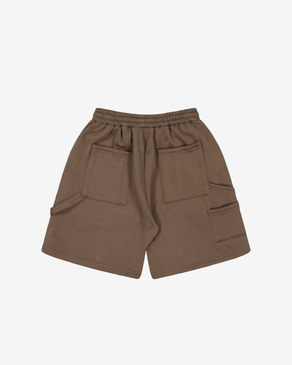 Core Oversized Shorts | Latte