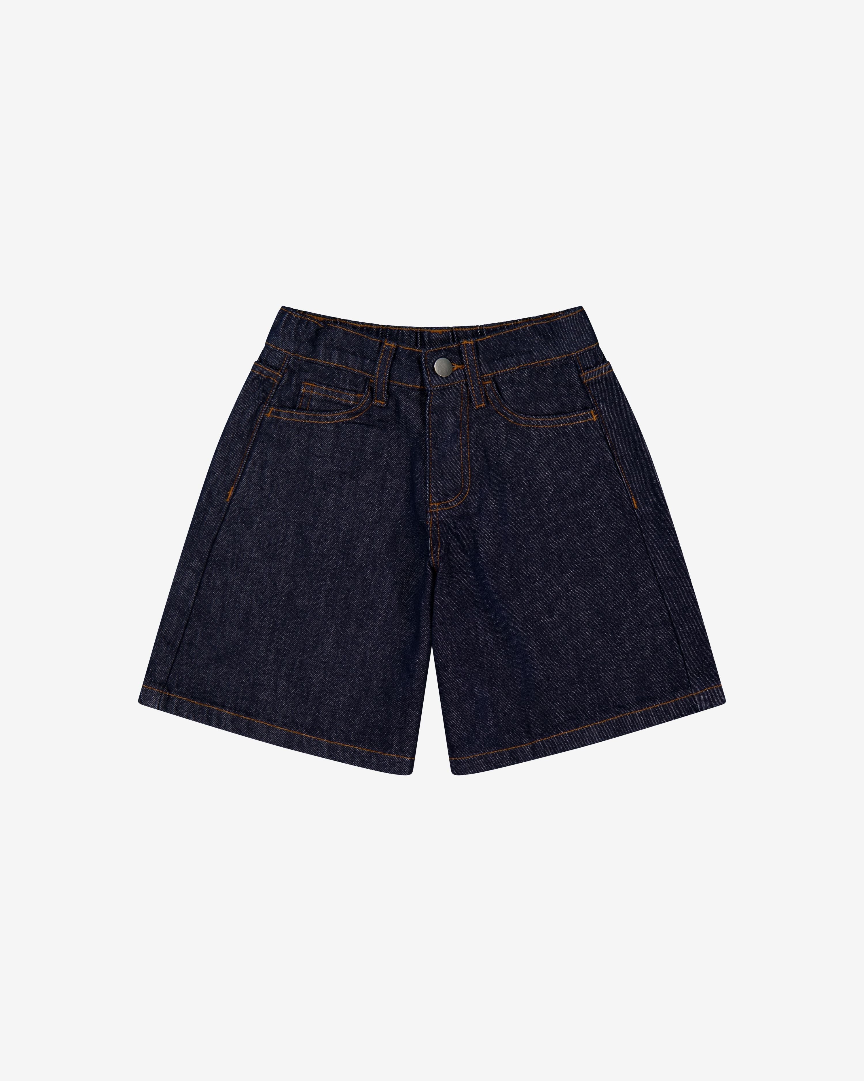 Kids Denim Jort | Indigo