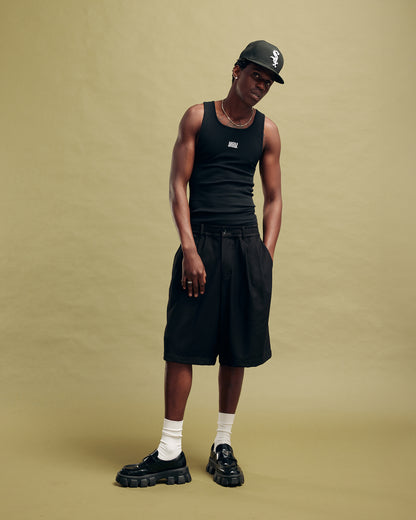 Nothing Pleated Shorts | Tar