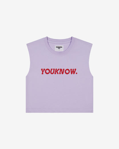Kids Boxy Tank | Purple