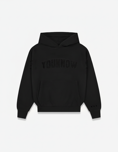 Chenille Hoodie | Black