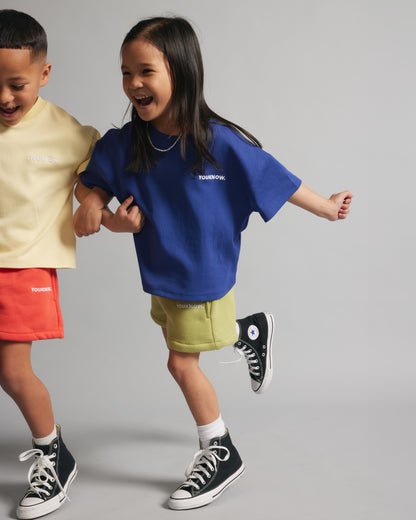 Kids Core Box Tee | Cobalt