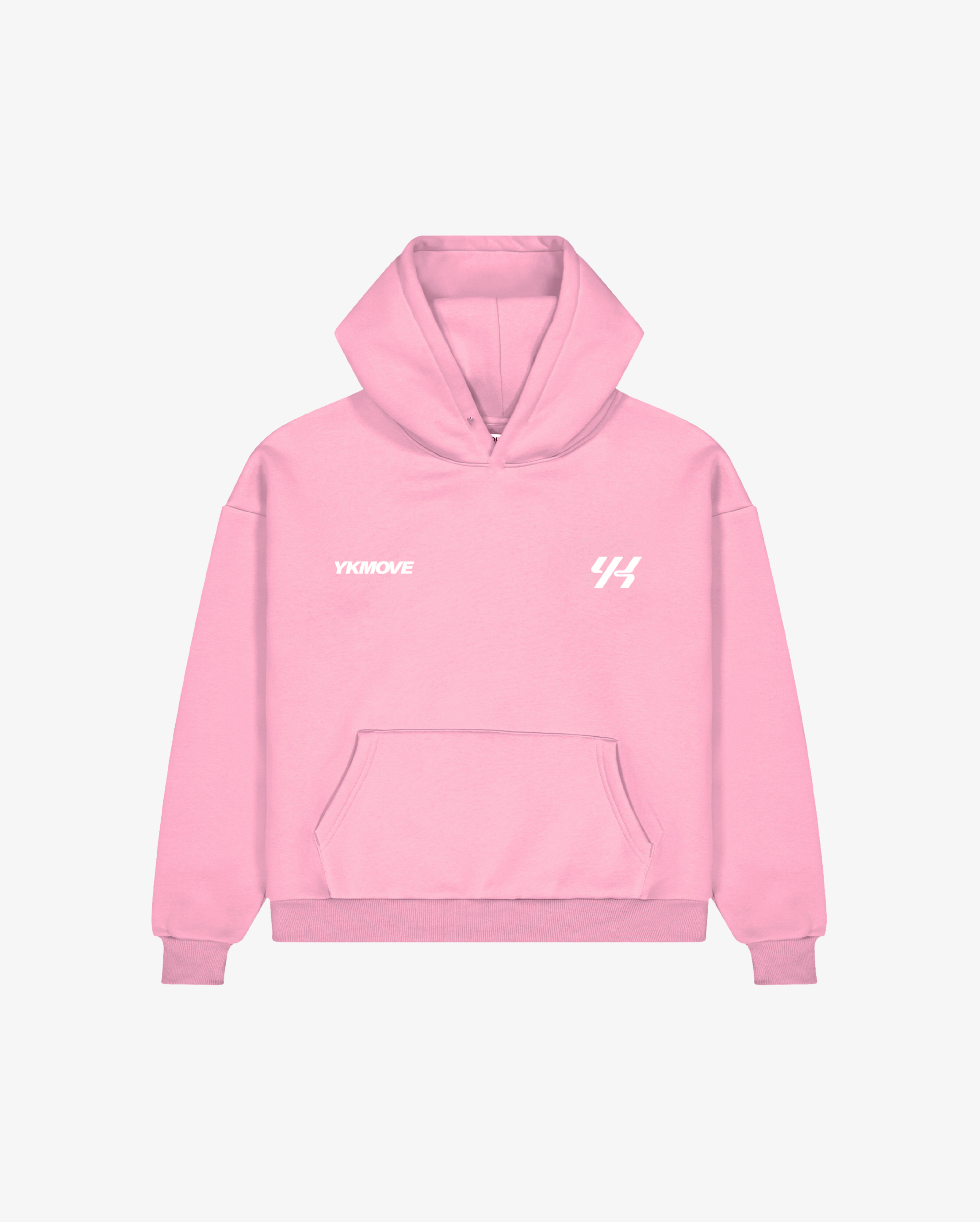 YK Move Stacking Days Hoodie | Pink