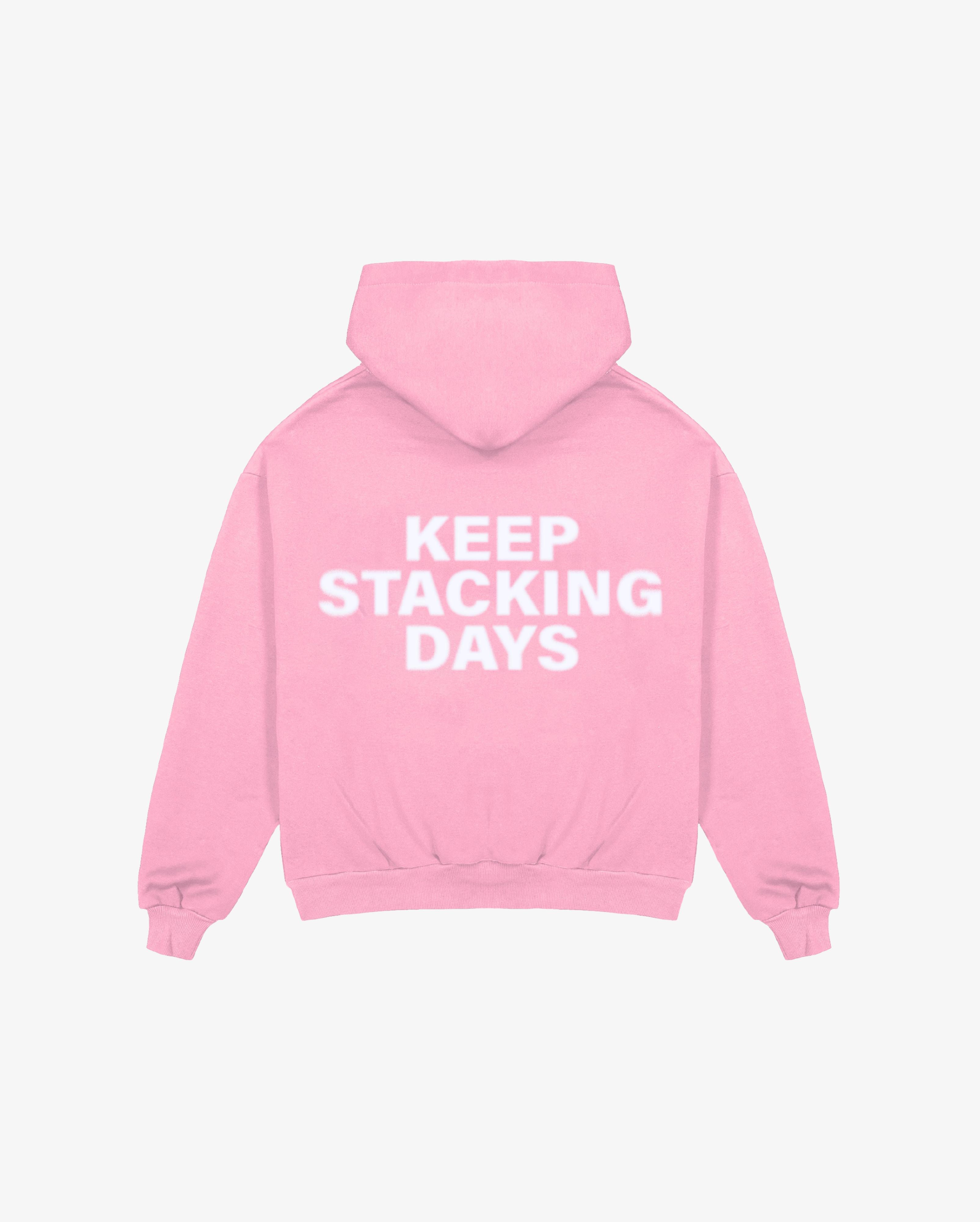 YK Move Stacking Days Hoodie | Pink